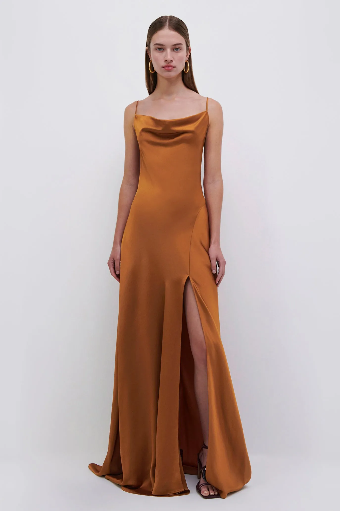 Finley Satin Slip Gown sold by Jonathan Simkhai product image thumbnail 2