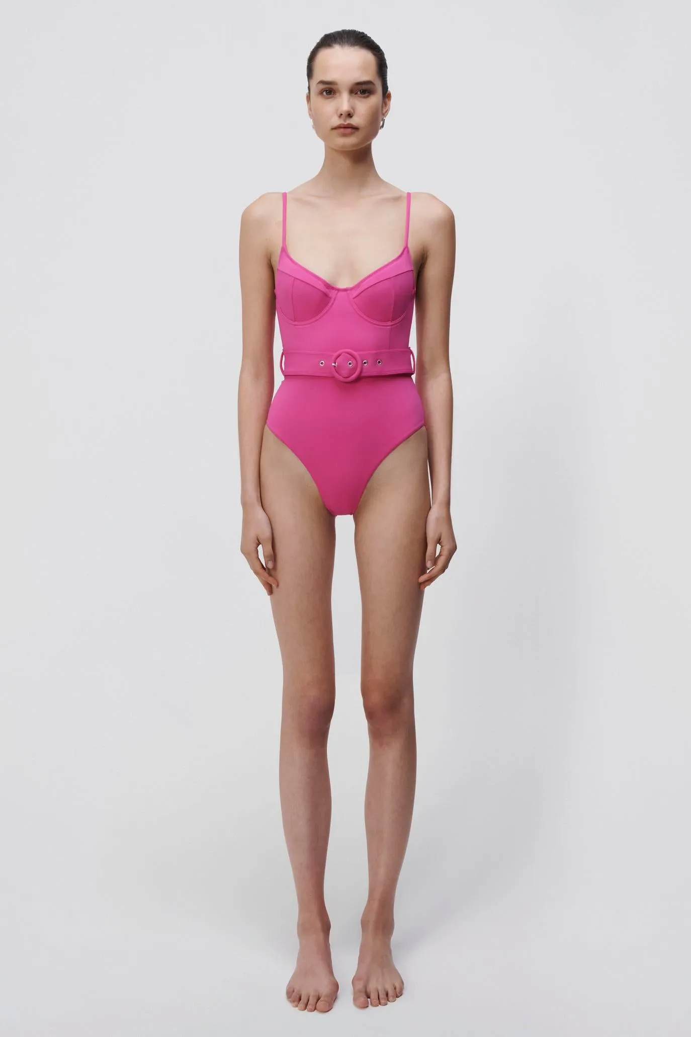 Noa Belted Swim One Piece sold by Jonathan Simkhai product image thumbnail 5