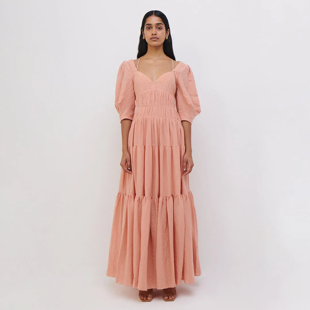 Wilder Gauze Maxi Dress sold by Jonathan Simkhai