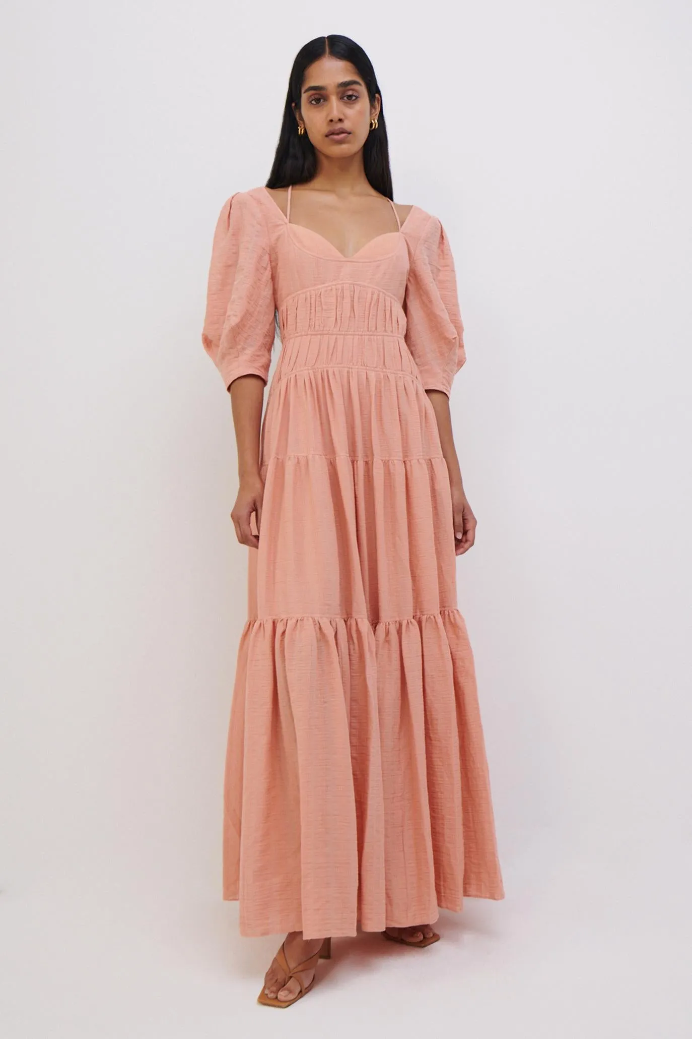 Wilder Gauze Maxi Dress sold by Jonathan Simkhai product image thumbnail 2