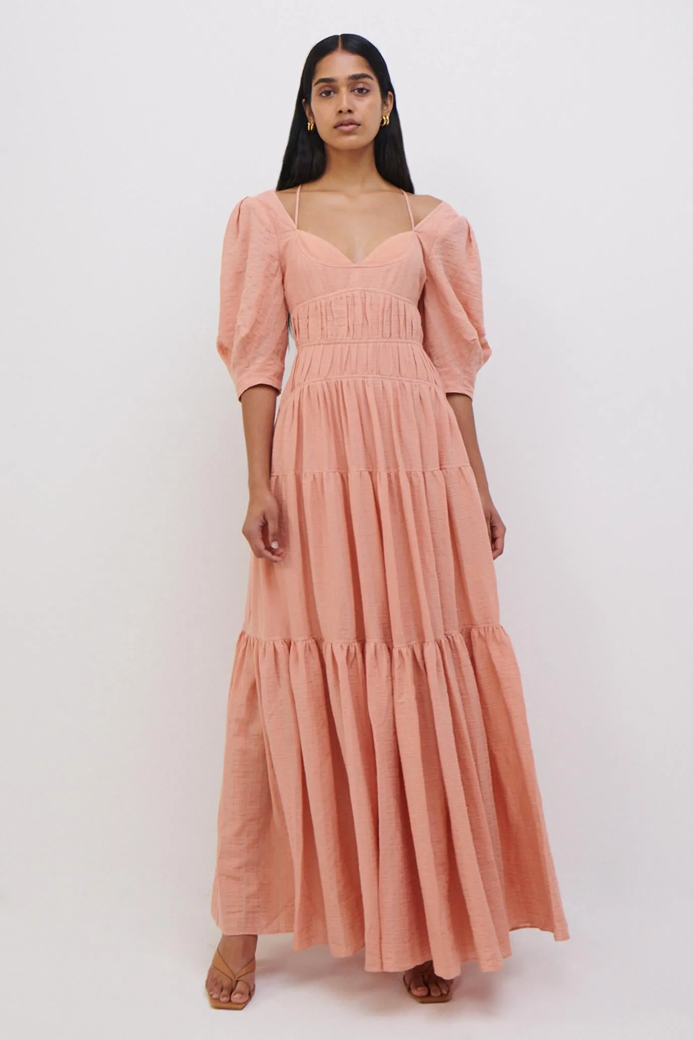 Wilder Gauze Maxi Dress sold by Jonathan Simkhai product image thumbnail 4