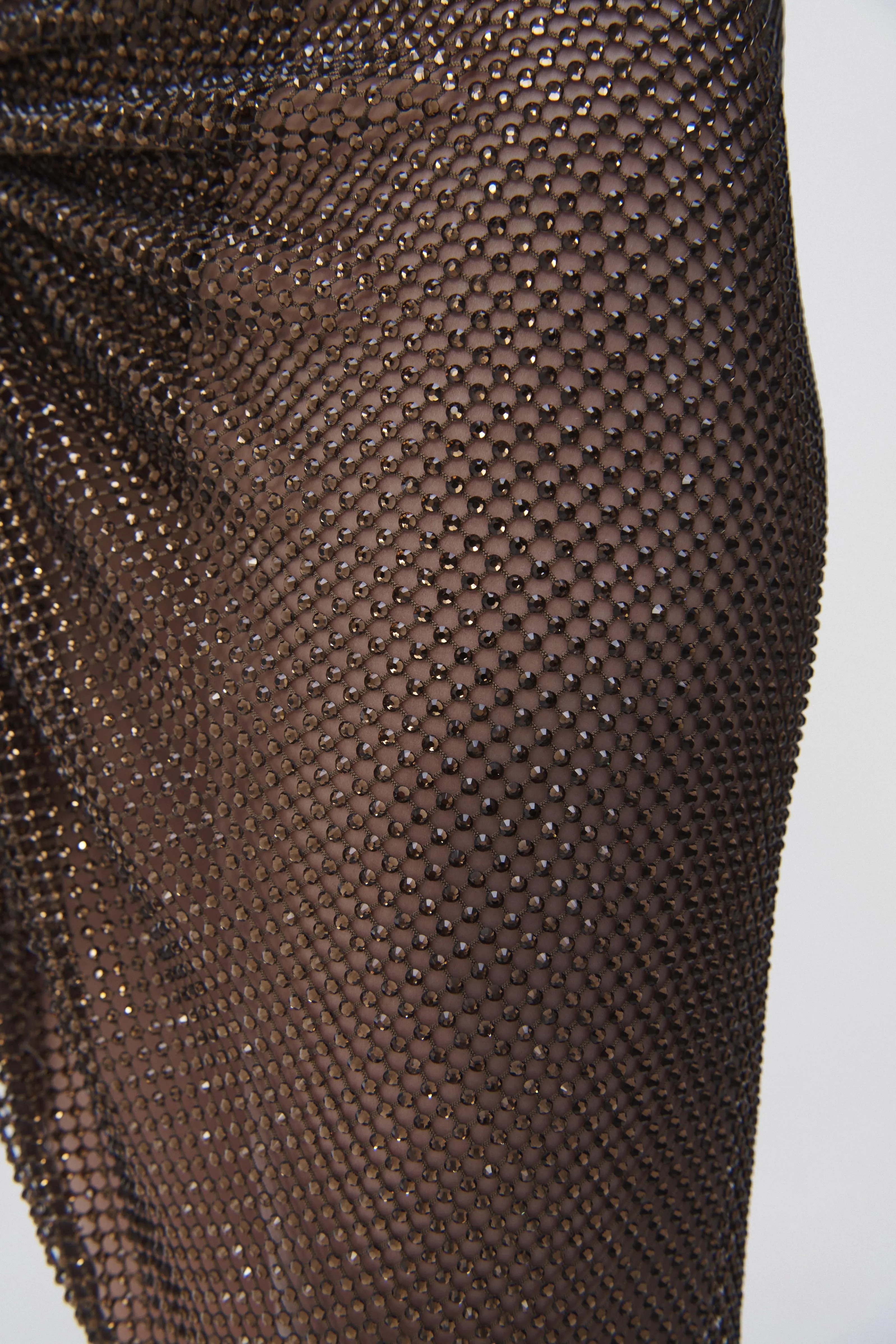 Doris Crystal Mesh Coverup Sarong sold by Jonathan Simkhai product image thumbnail 4