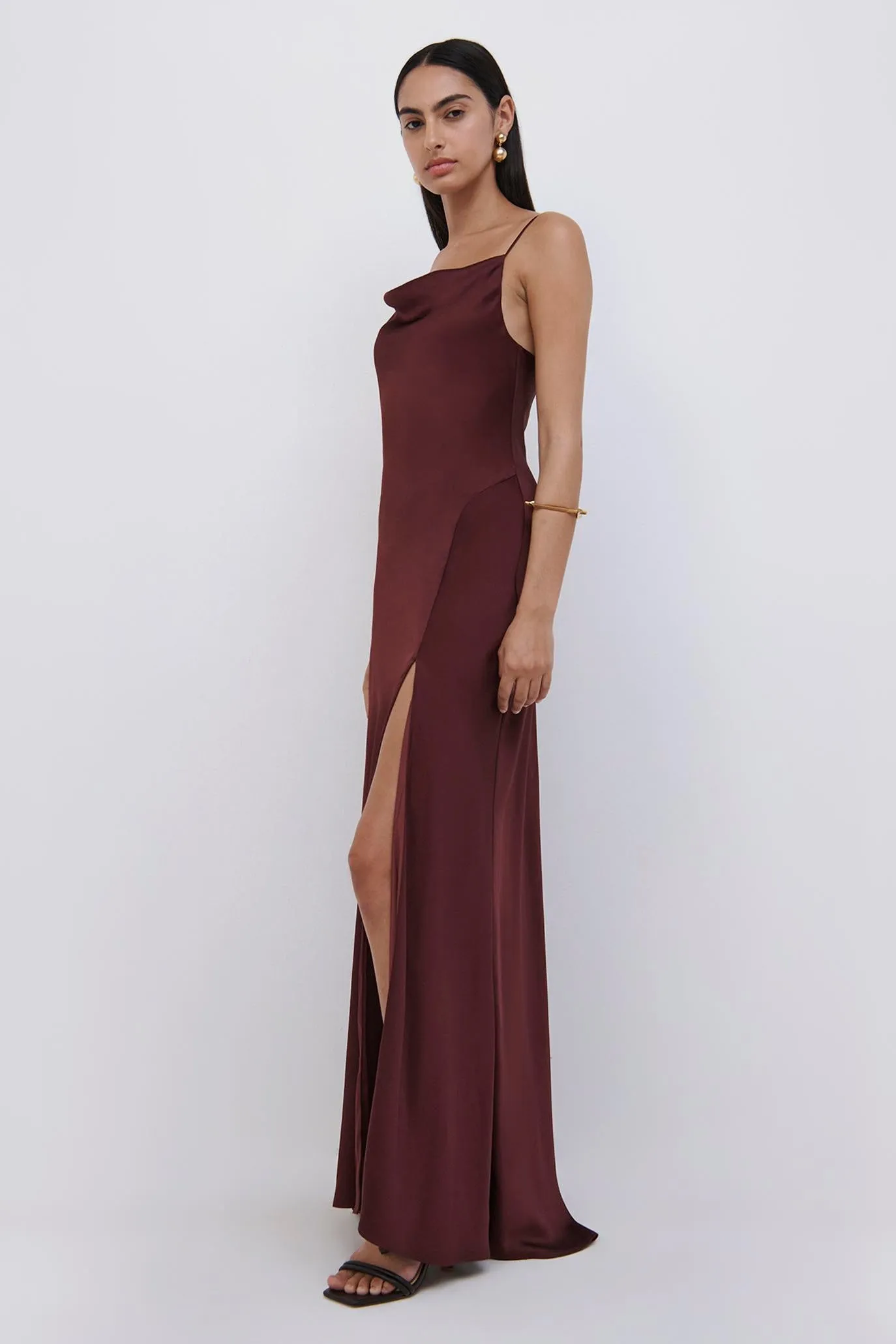 Finley Satin Slip Gown sold by Jonathan Simkhai product image thumbnail 2