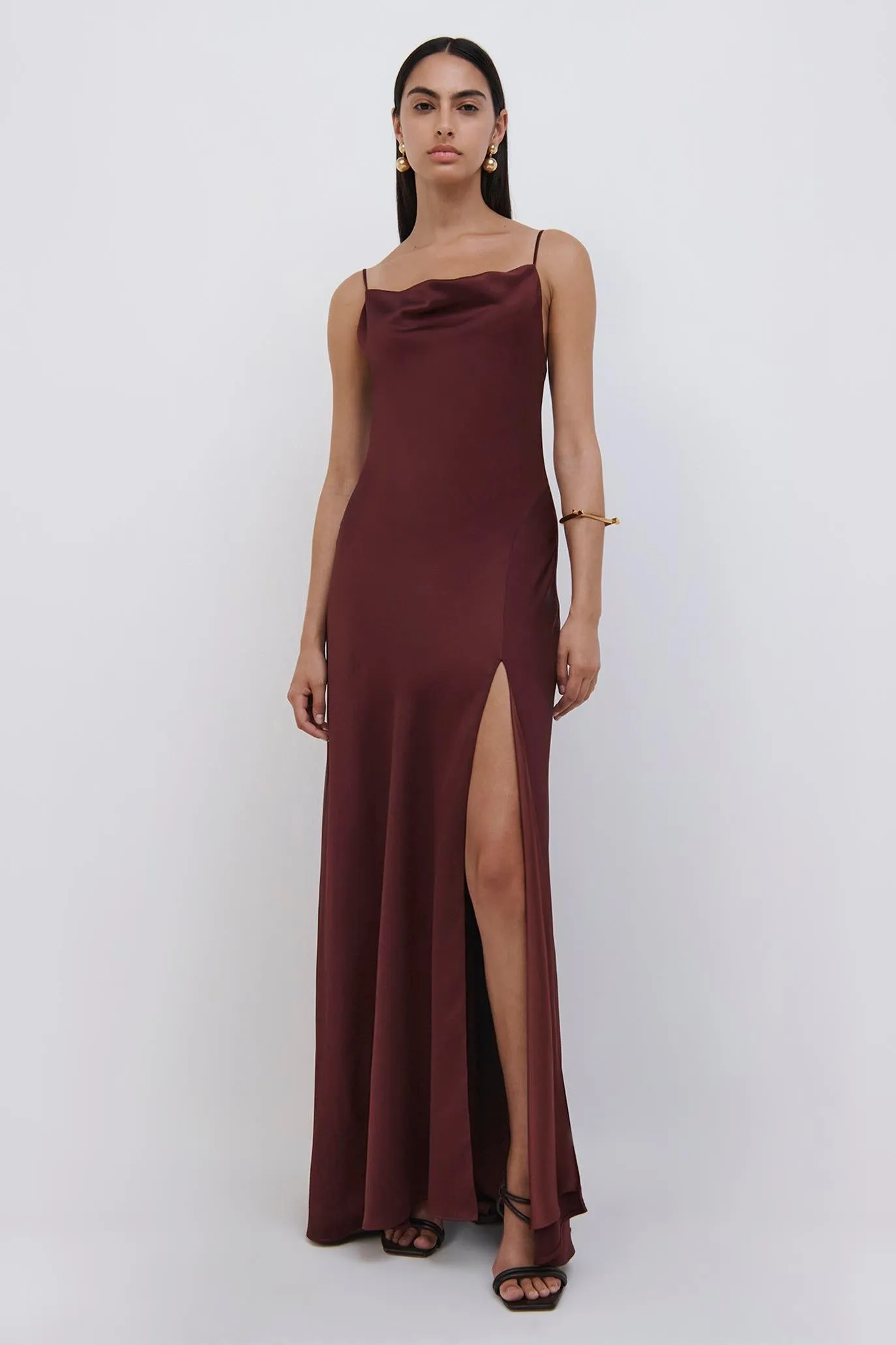 Finley Satin Slip Gown sold by Jonathan Simkhai product image thumbnail 4