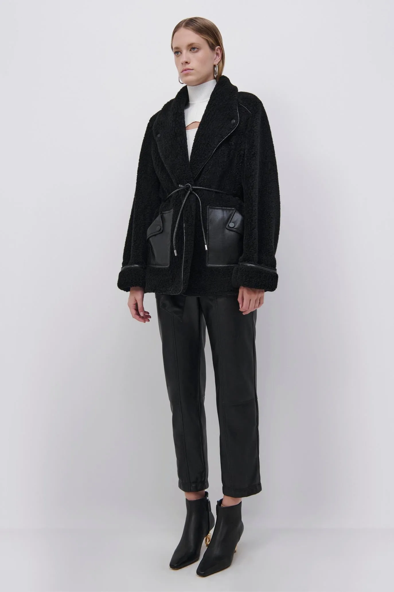 Kimia Recycled Fleece Jacket sold by Jonathan Simkhai product image thumbnail 4