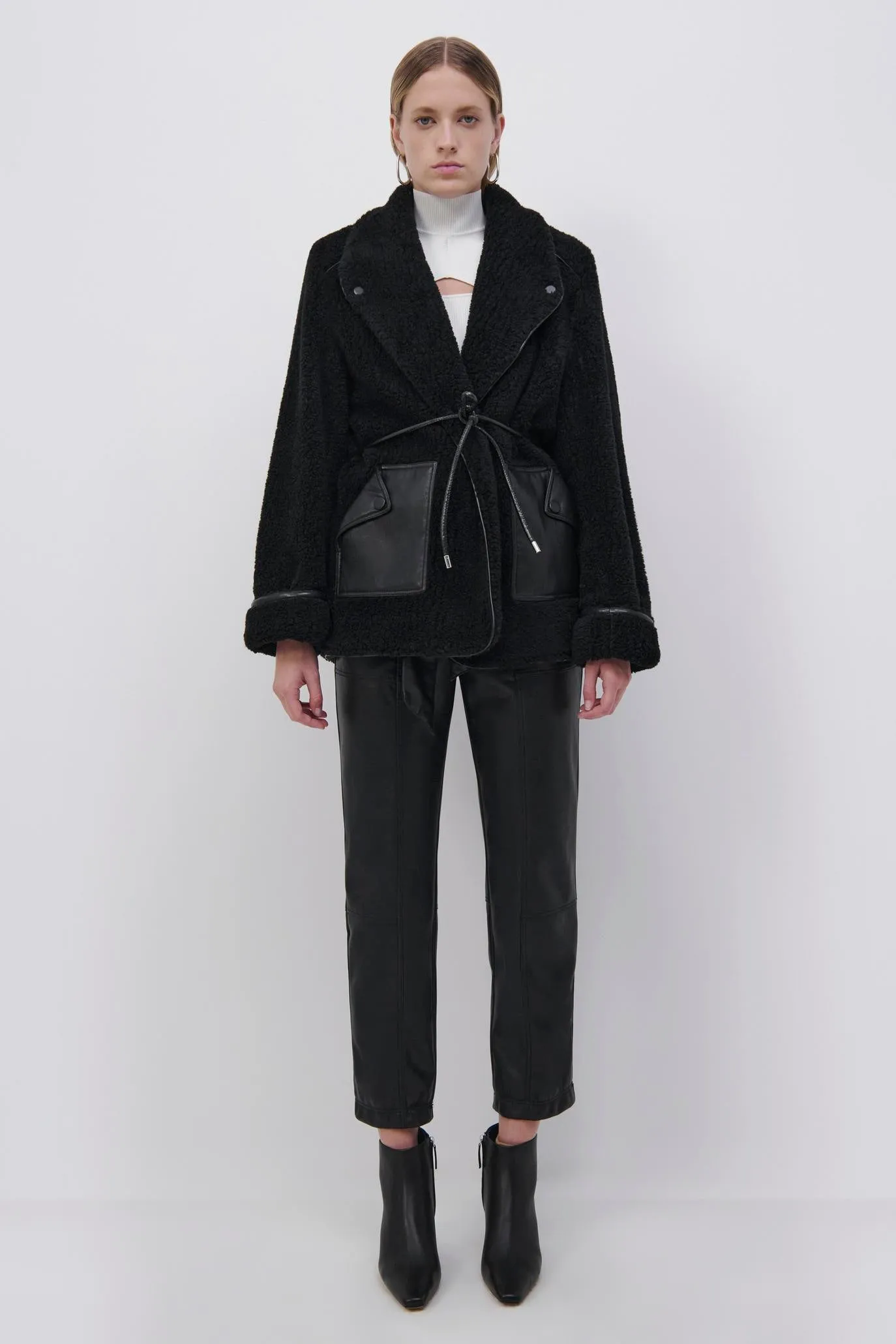 Kimia Recycled Fleece Jacket sold by Jonathan Simkhai product image thumbnail 5