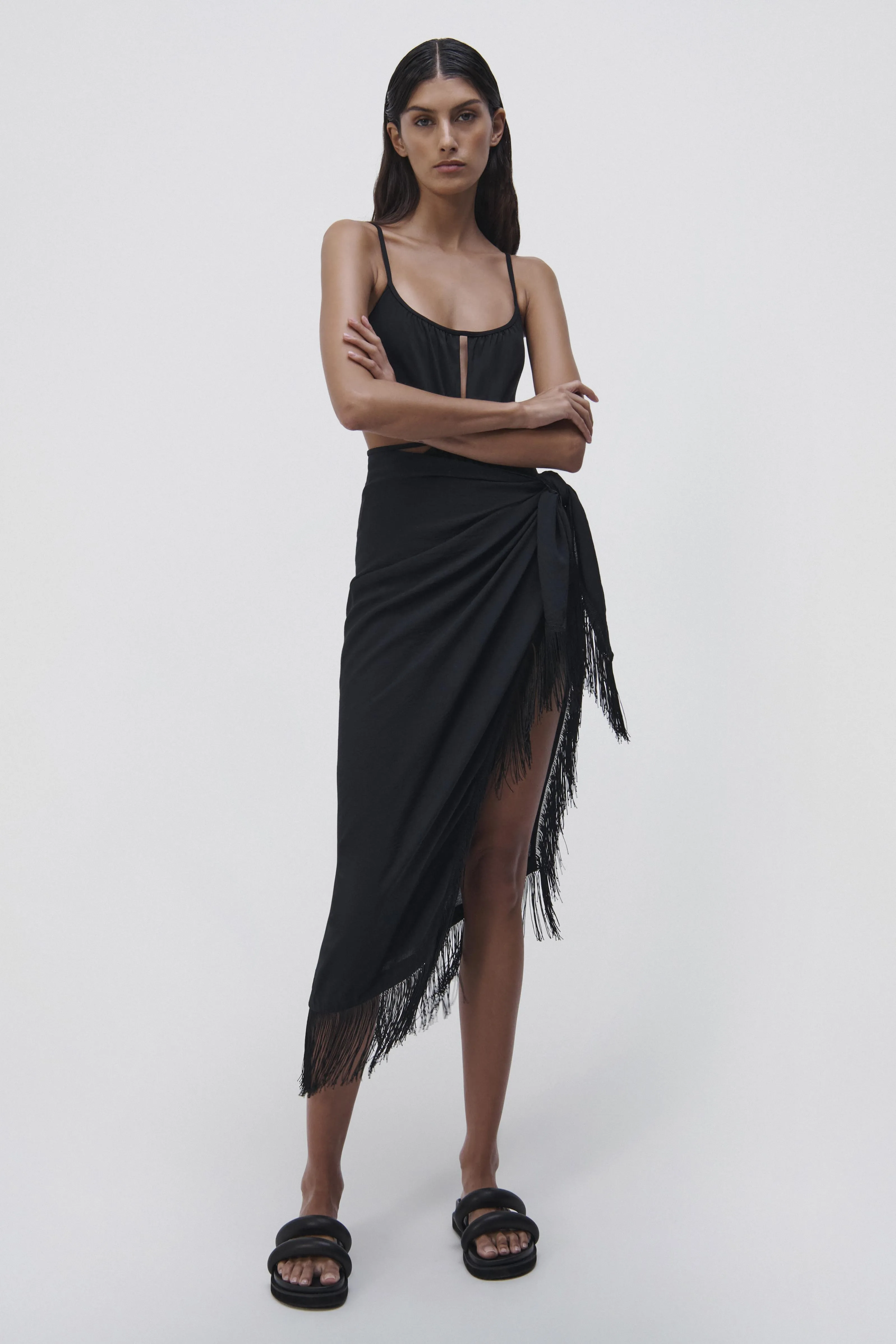 Clemmy Coverup Sarong sold by Jonathan Simkhai product image thumbnail 2