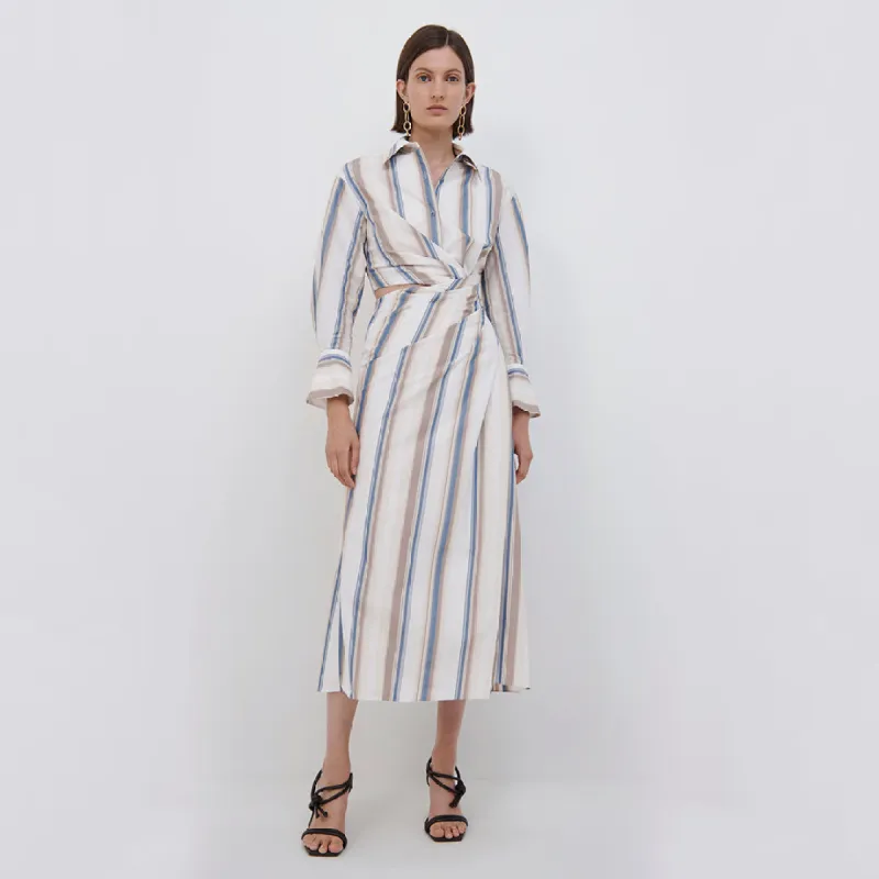 Marge Striped Midi Dress sold by Jonathan Simkhai