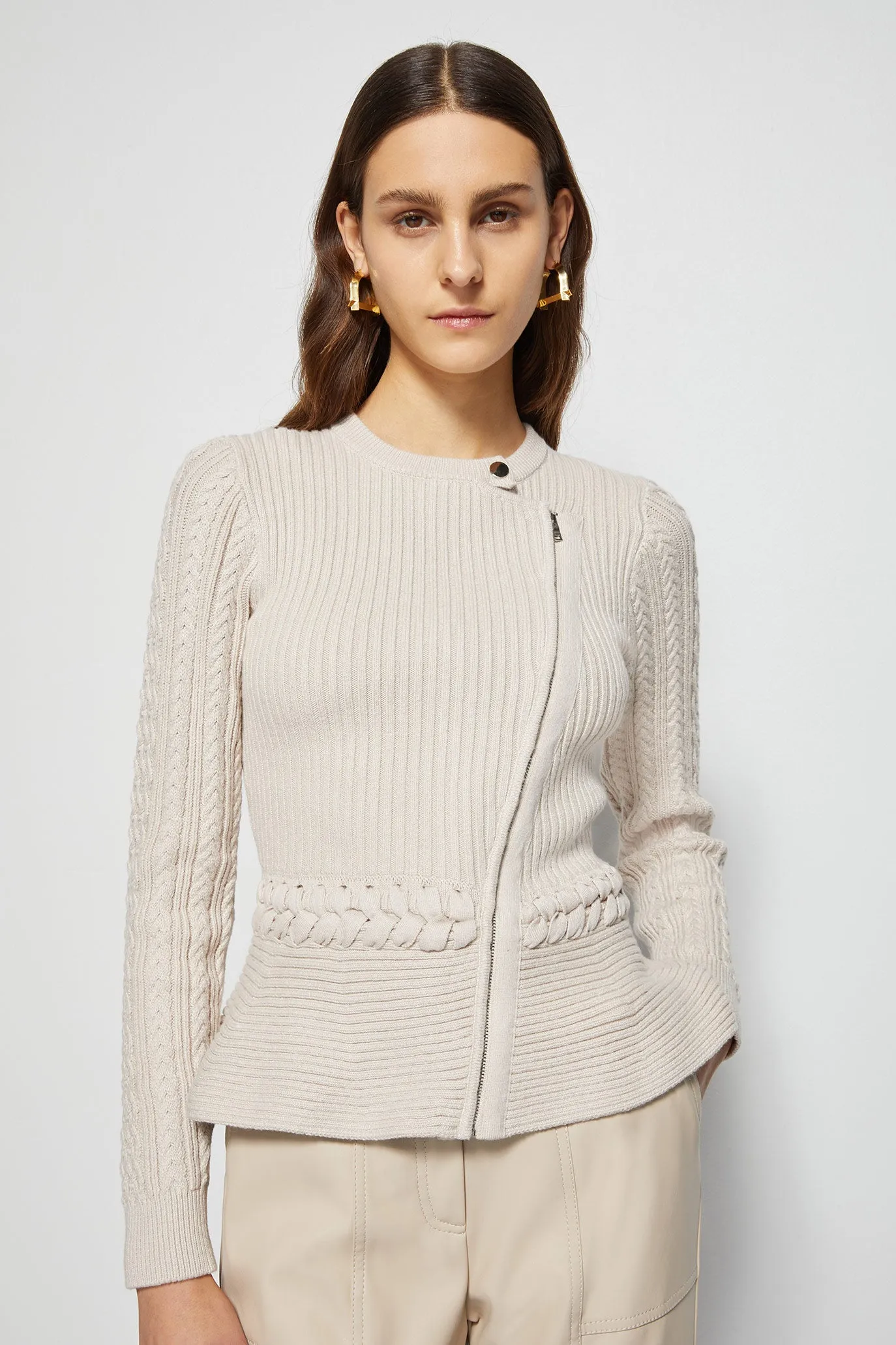 Signature Andi Peplum Jacket sold by Jonathan Simkhai