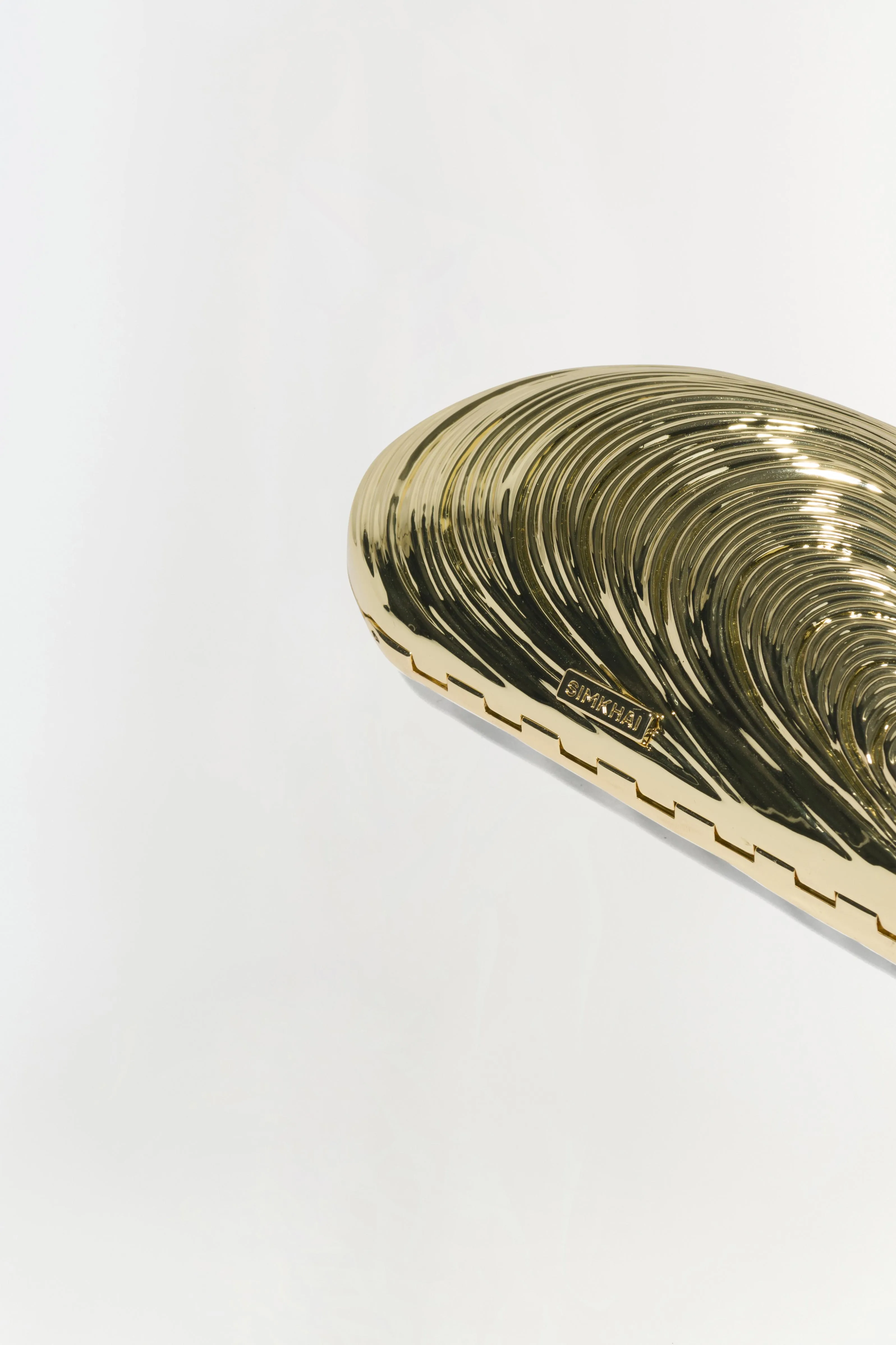 Bridget Mini Metal Oyster Clutch sold by Jonathan Simkhai product image thumbnail 5