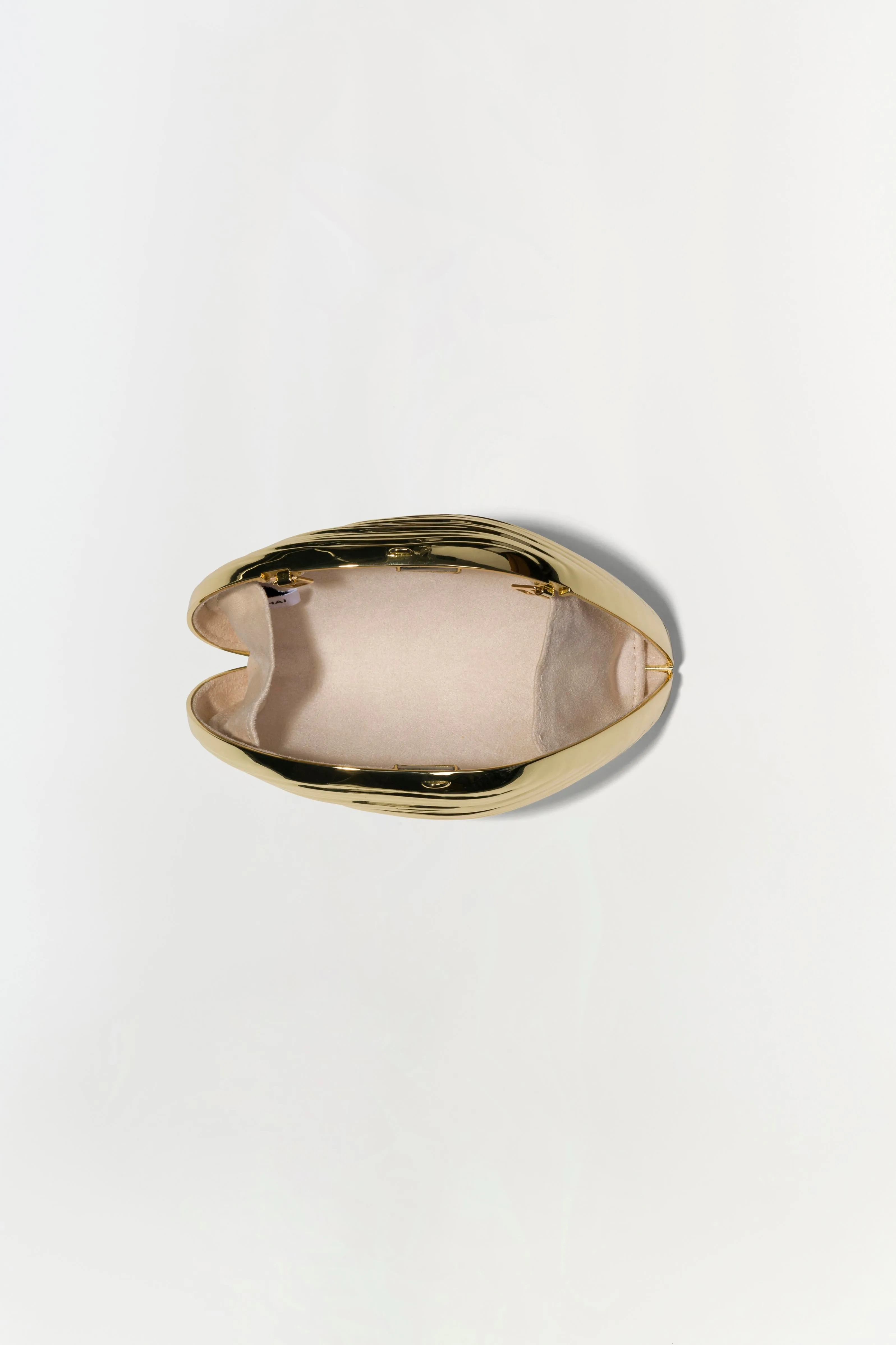 Bridget Mini Metal Oyster Clutch sold by Jonathan Simkhai product image thumbnail 4