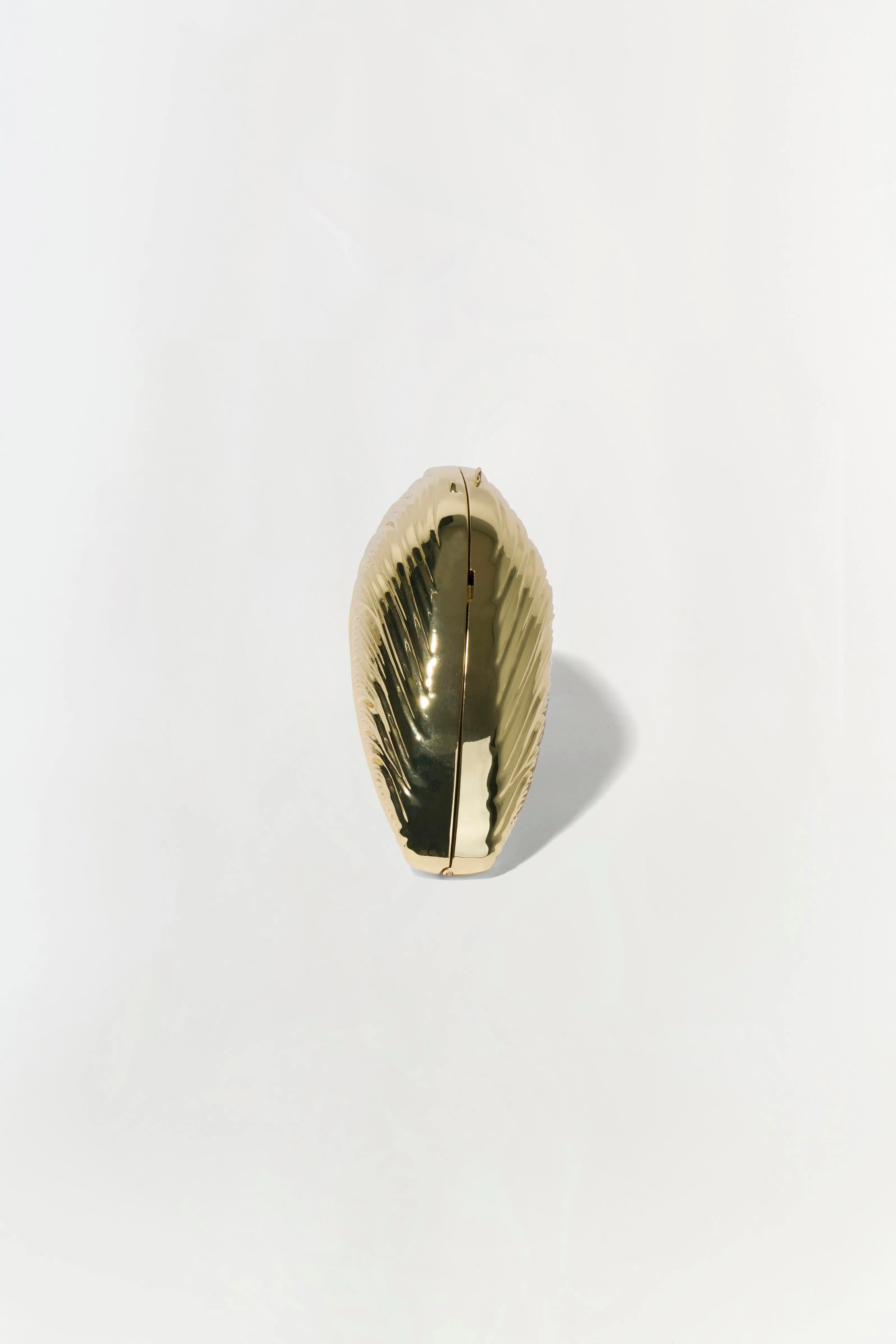 Bridget Mini Metal Oyster Clutch sold by Jonathan Simkhai product image thumbnail 3