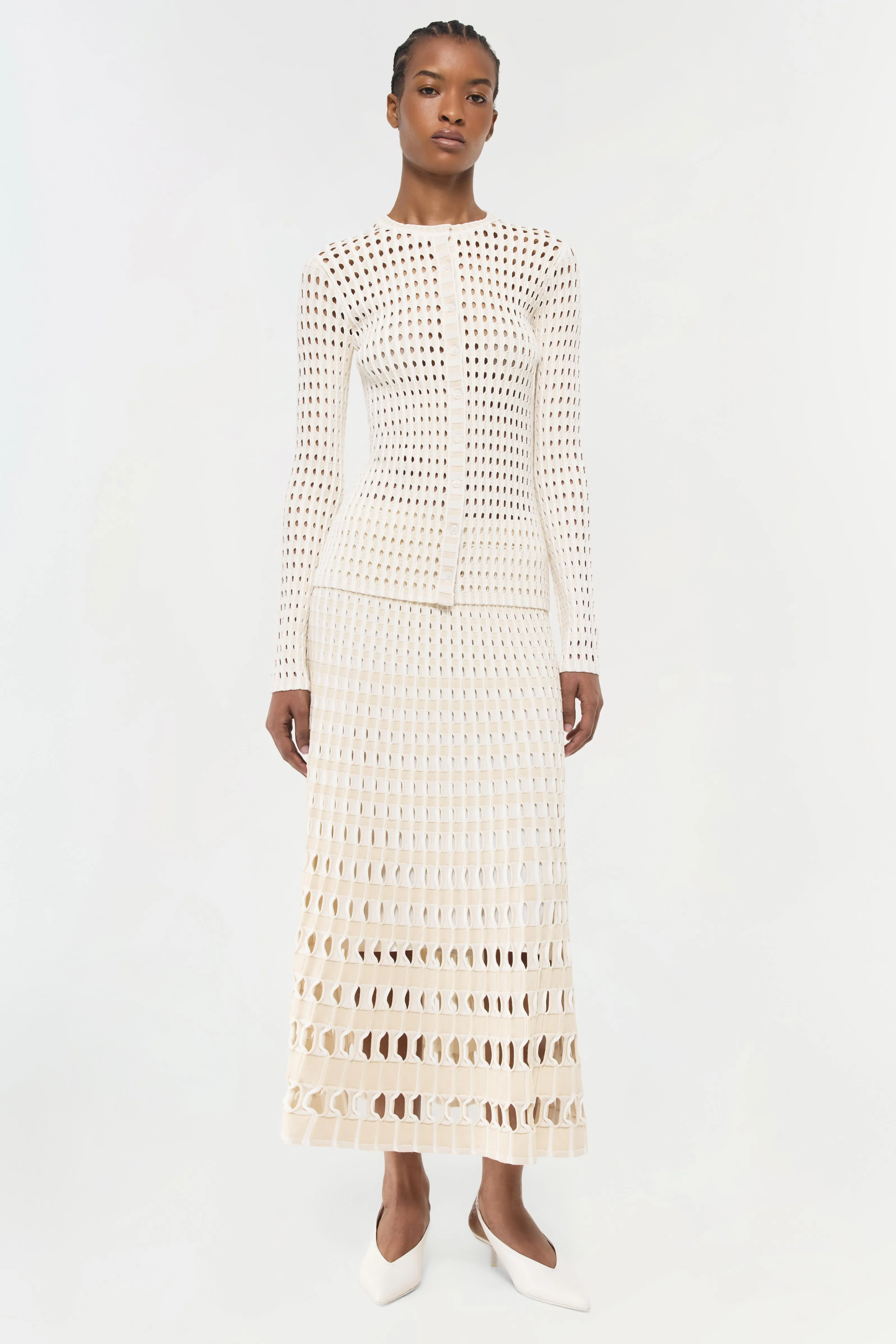 Gracen Knit Cardigan sold by Jonathan Simkhai product image thumbnail 2