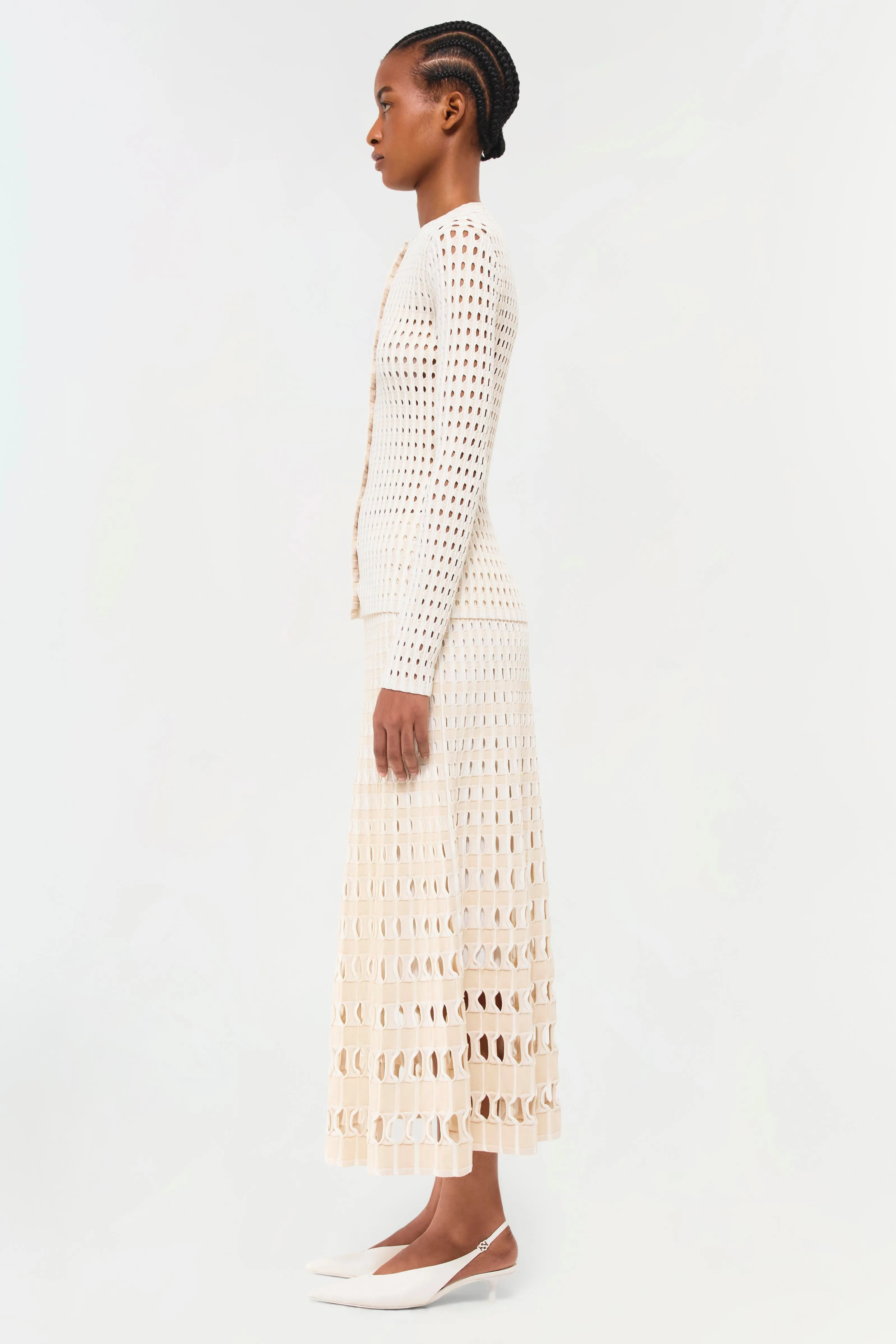 Gracen Knit Cardigan sold by Jonathan Simkhai product image thumbnail 3