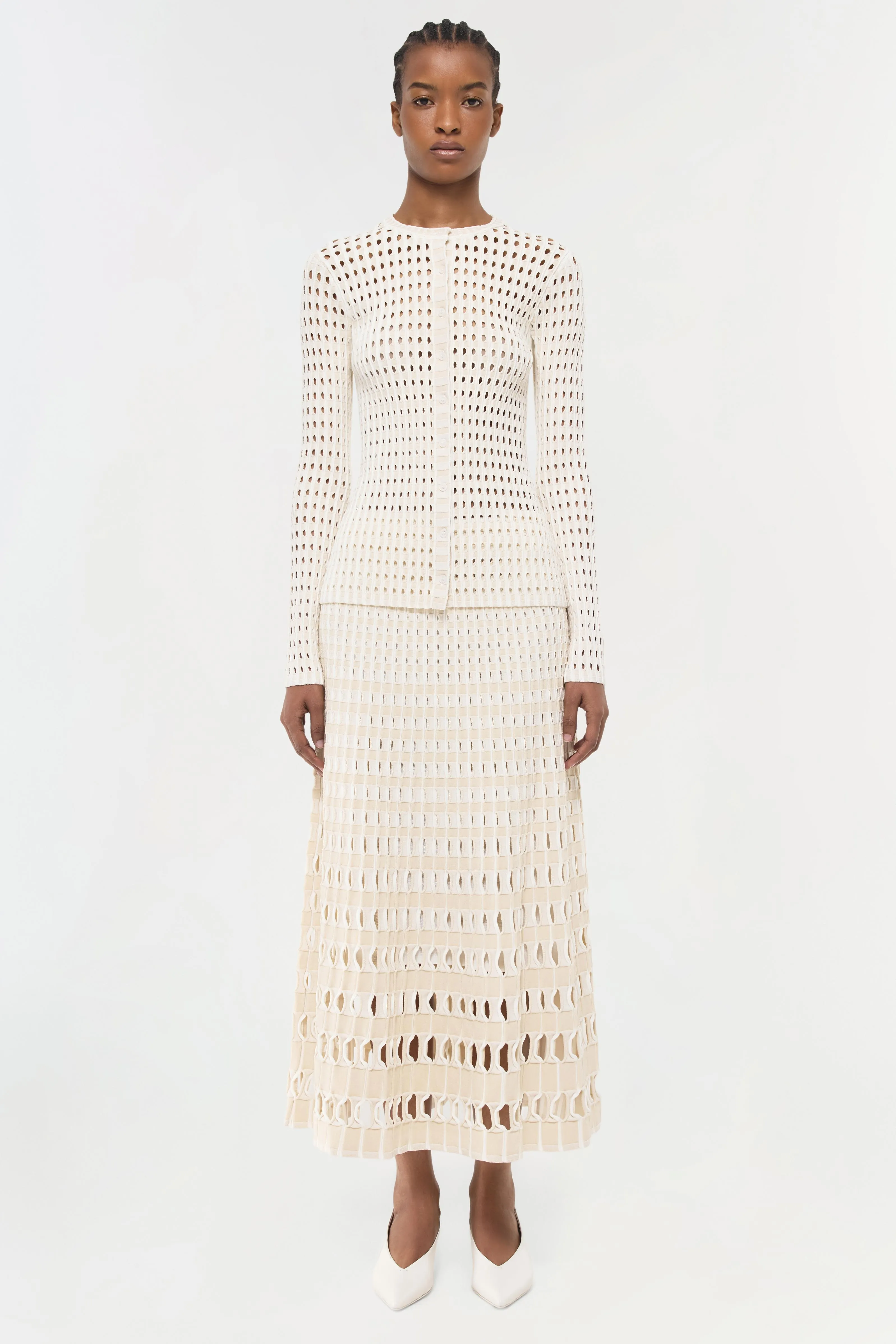 Gracen Knit Cardigan sold by Jonathan Simkhai product image thumbnail 5