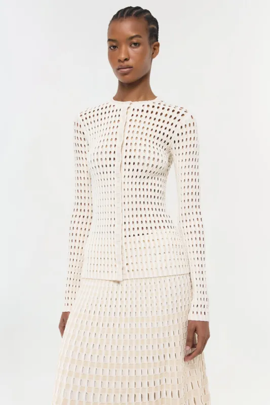 Gracen Knit Cardigan sold by Jonathan Simkhai