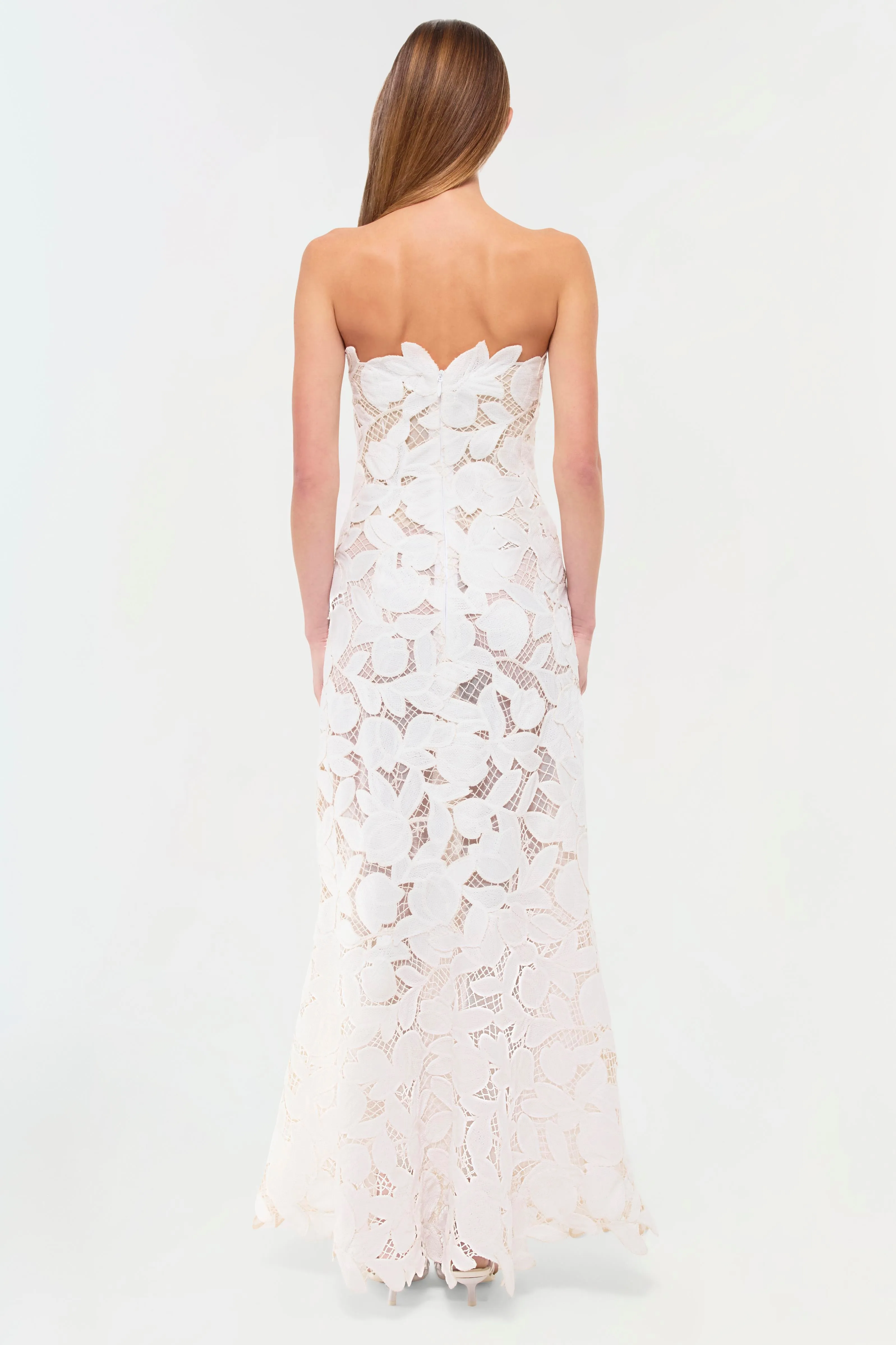 Valletta Strapless Embroidered Dress sold by Jonathan Simkhai product image thumbnail 4