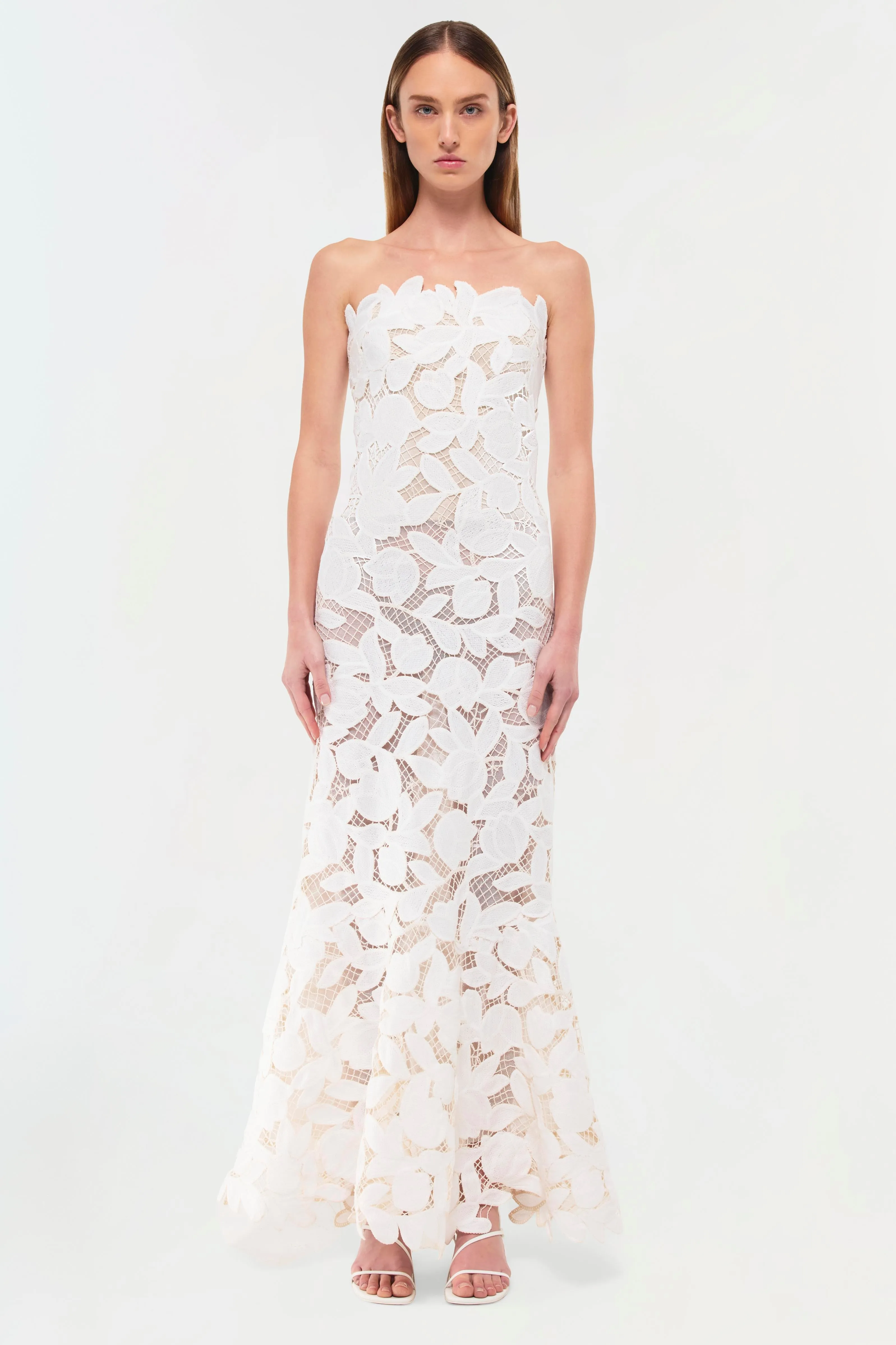 Valletta Strapless Embroidered Dress sold by Jonathan Simkhai product image thumbnail 5