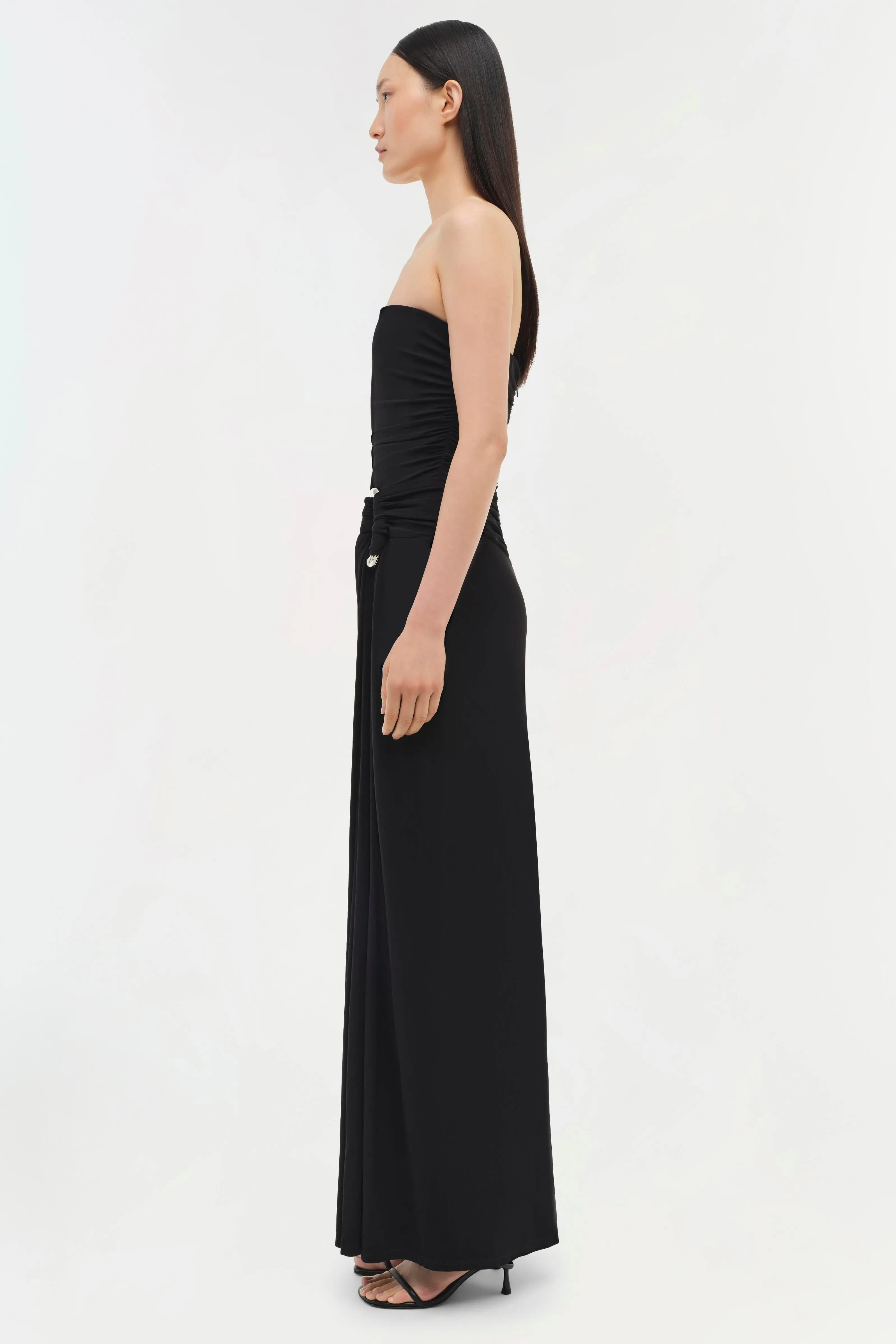 Emma Strapless Jersey Gown sold by Jonathan Simkhai product image thumbnail 3