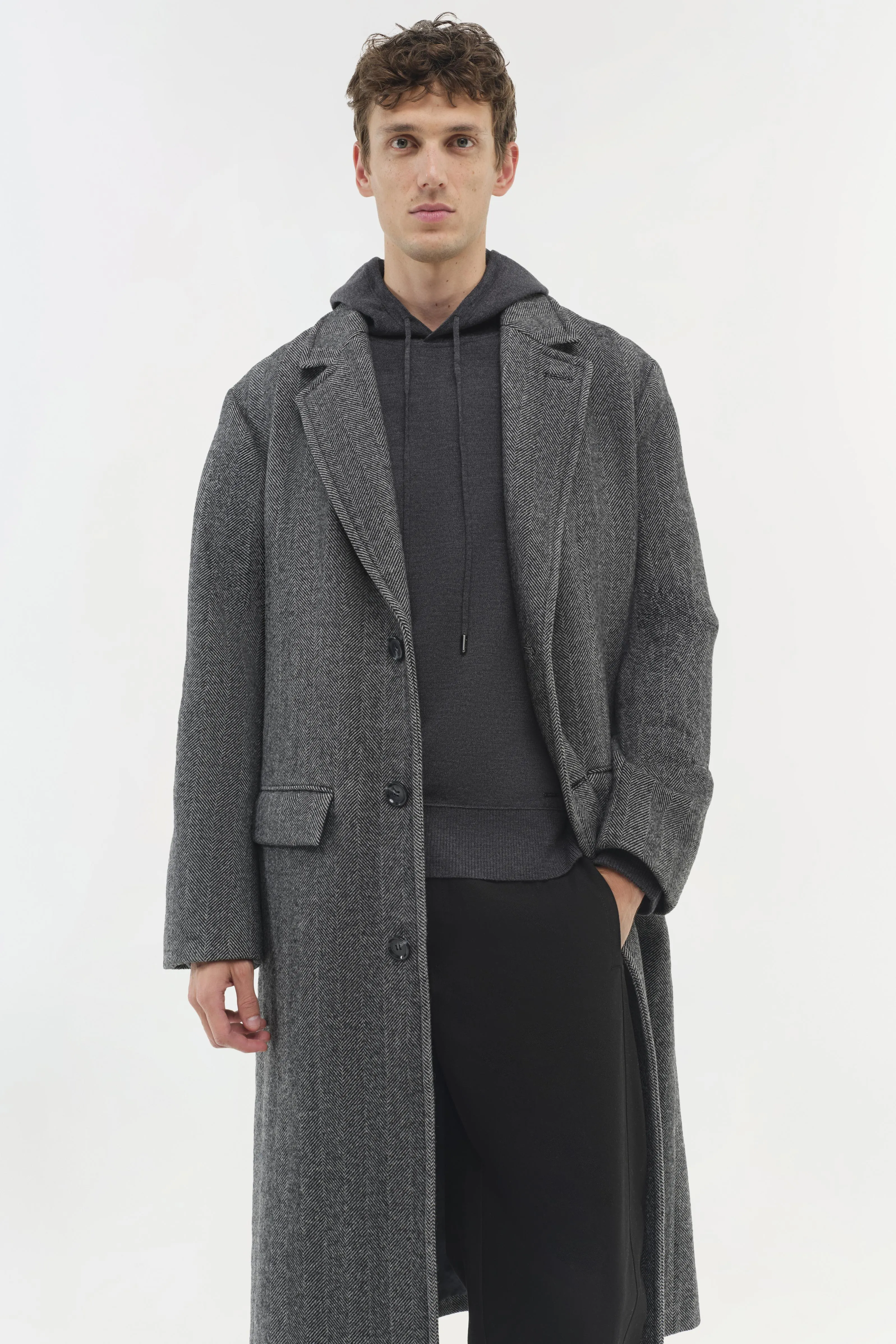 Robert Oversized Overcoat sold by Jonathan Simkhai product image thumbnail 4