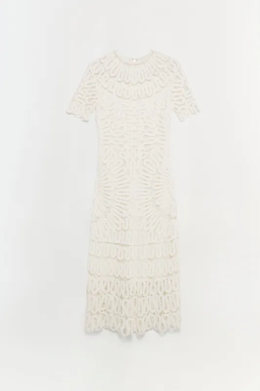 Lorelai Embroidered Midi Dress sold by Jonathan Simkhai