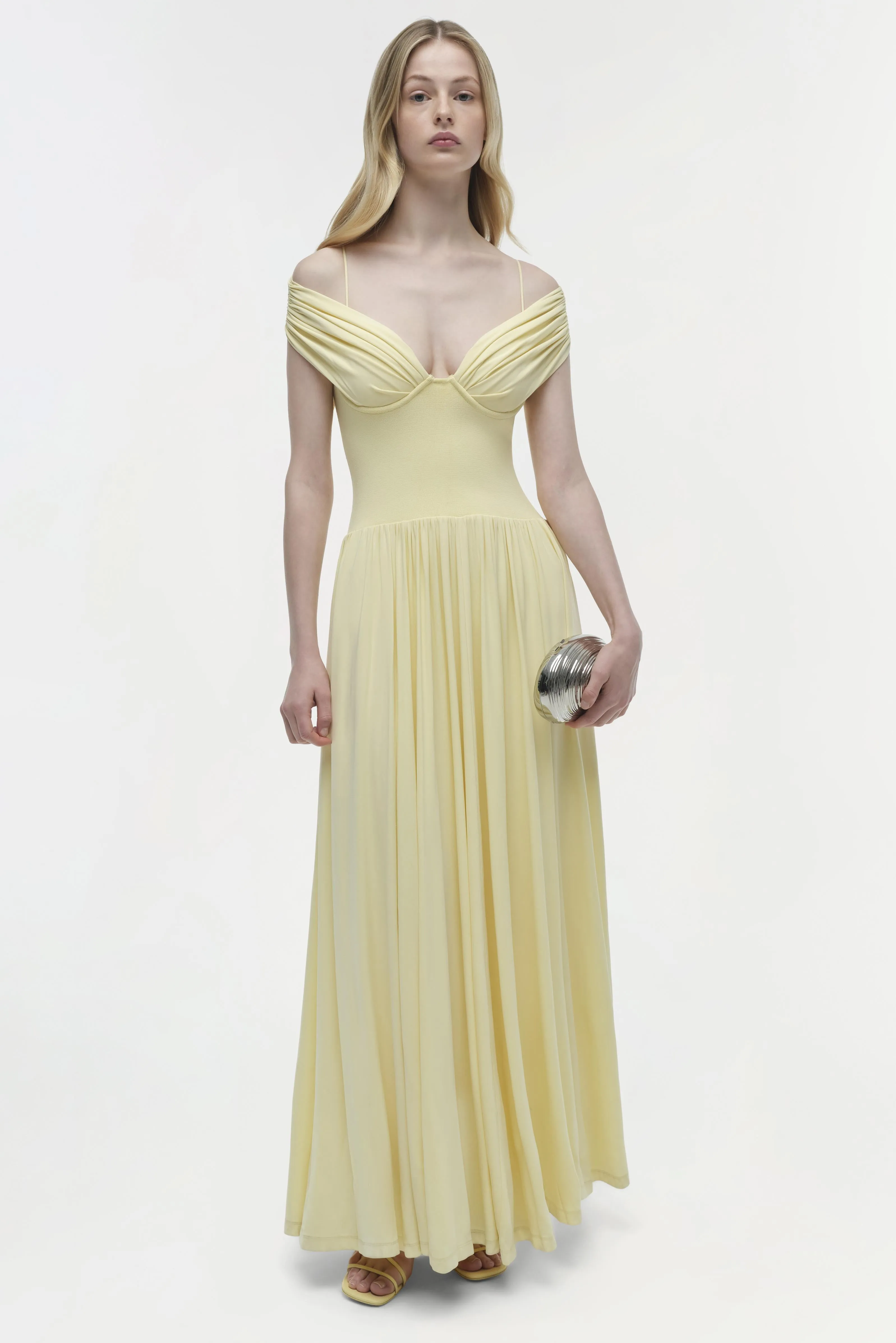 Amarantha Jersey Maxi Dress sold by Jonathan Simkhai product image thumbnail 2