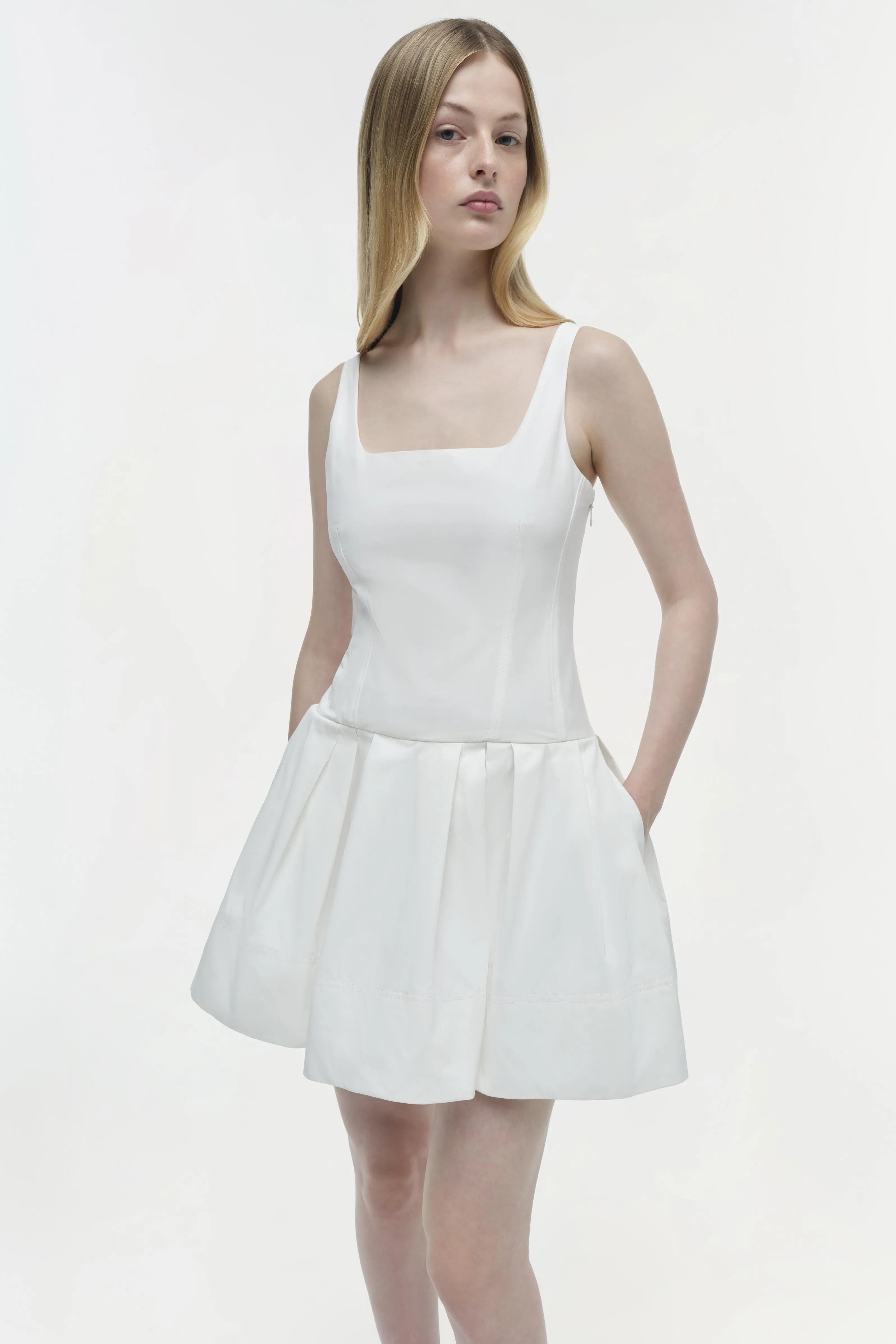 Lucy Cotton Mini Dress sold by Jonathan Simkhai product image thumbnail 3