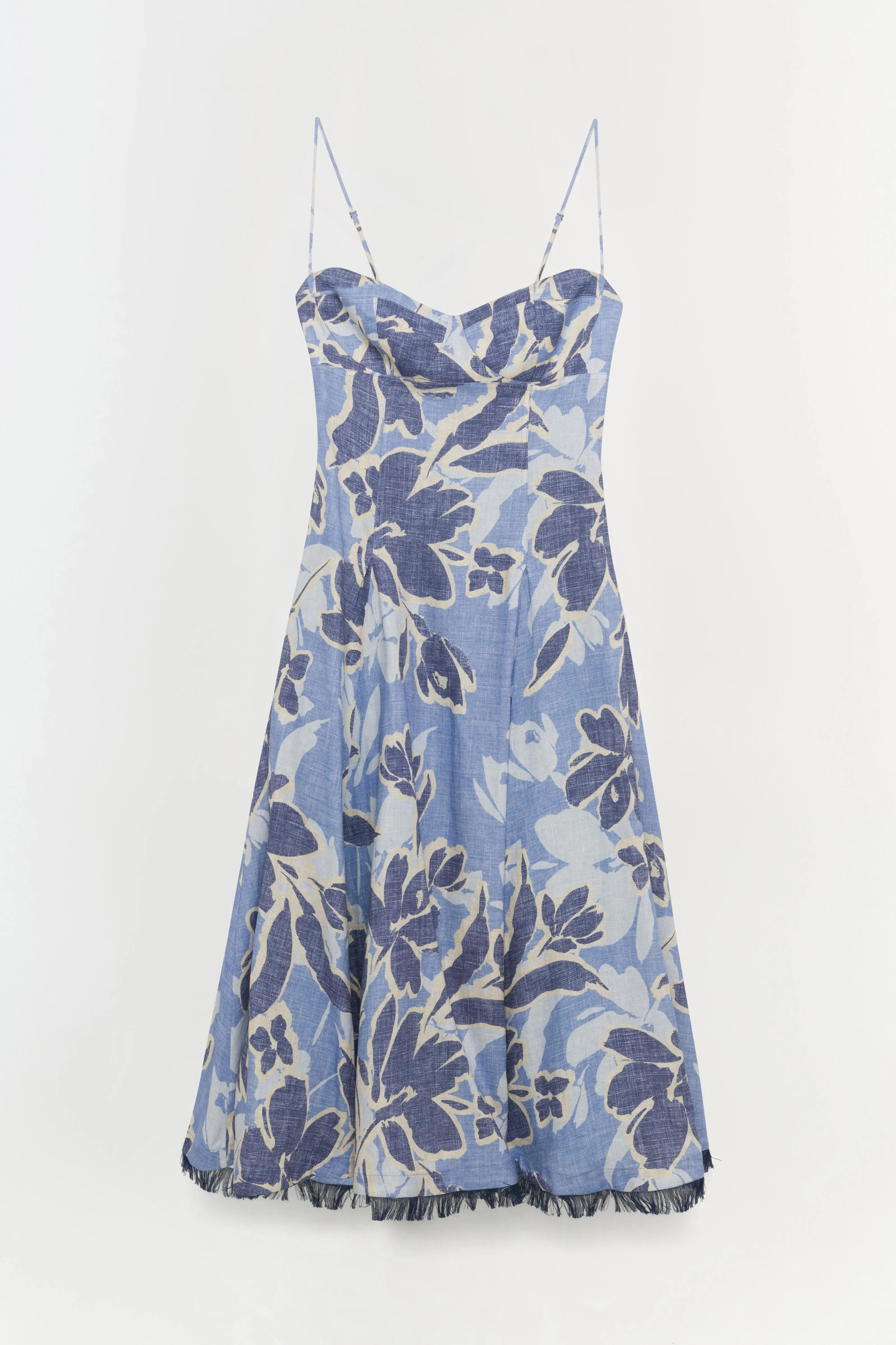 Analise Linen Midi Dress sold by Jonathan Simkhai