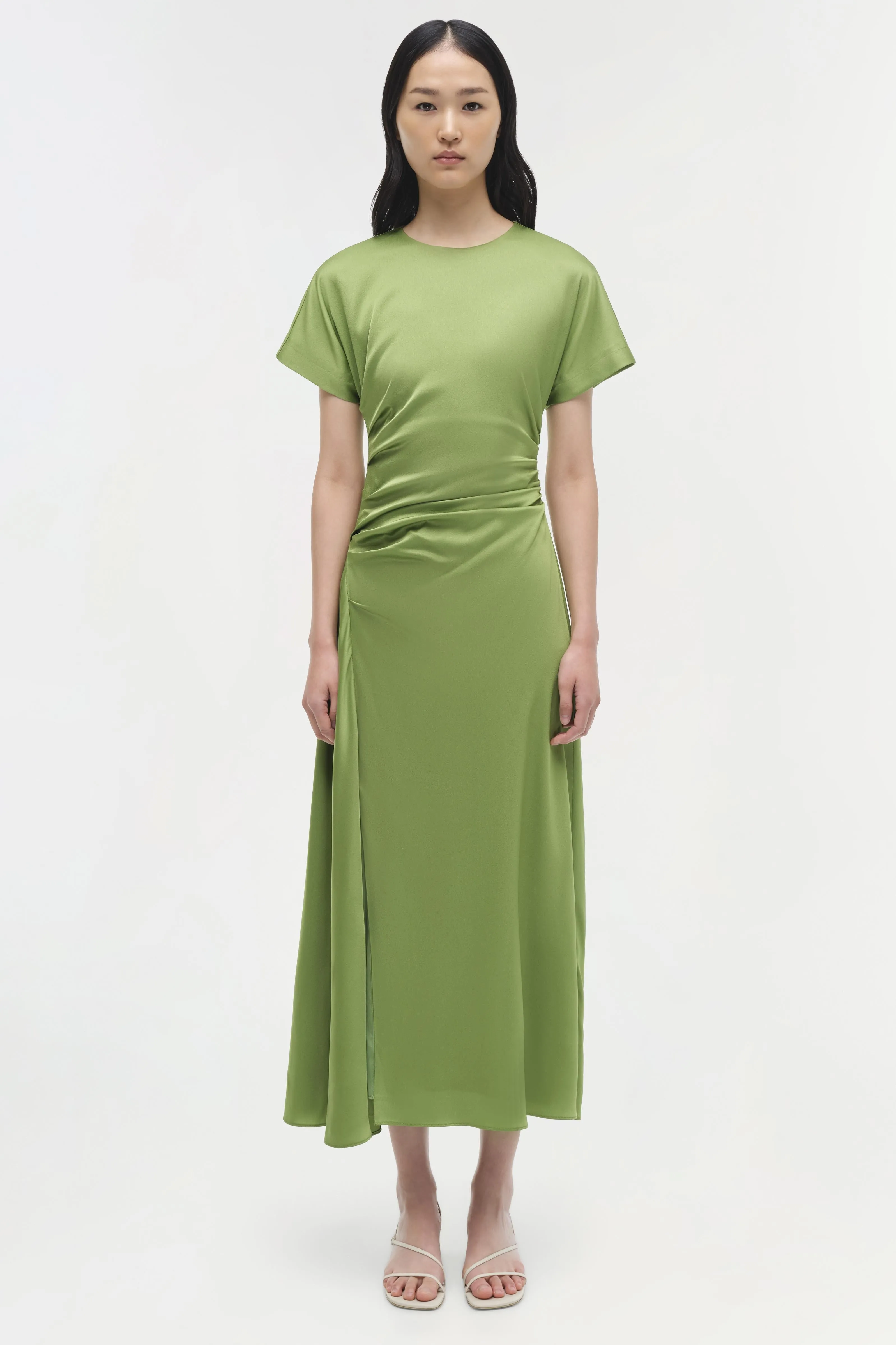 Marabella Satin Midi Dress sold by Jonathan Simkhai product image thumbnail 5