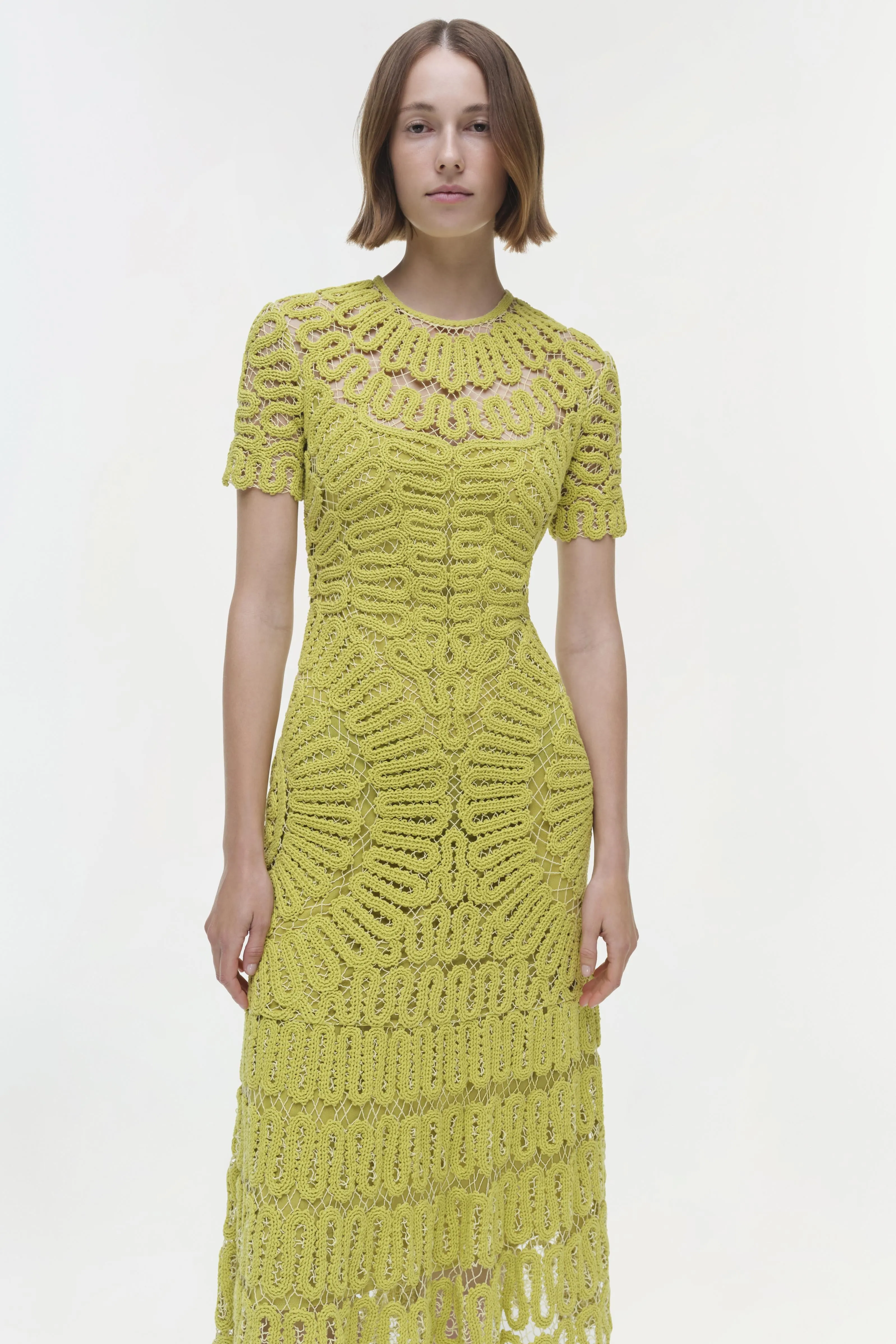 Lorelai Embroidered Midi Dress sold by Jonathan Simkhai product image thumbnail 3