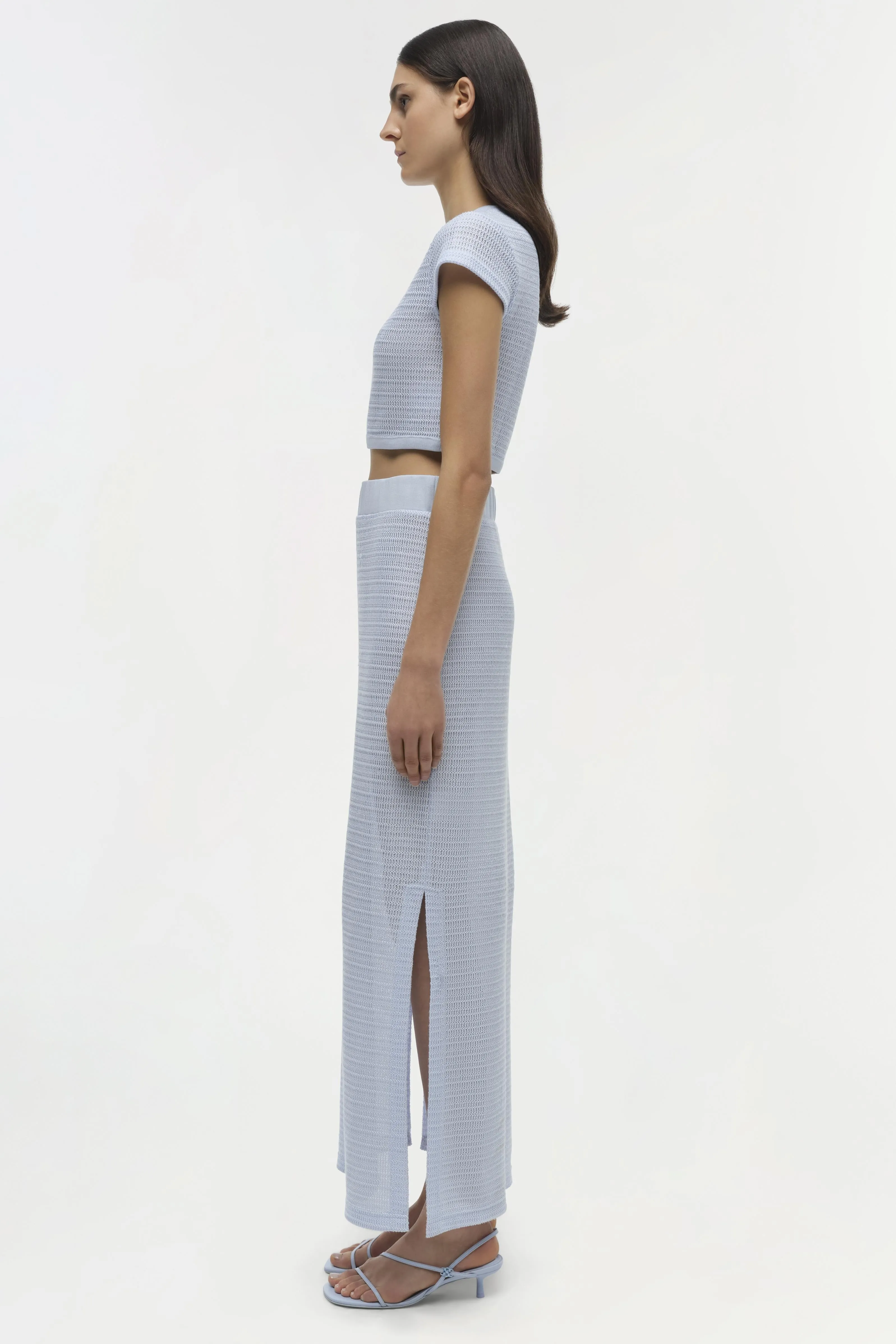 Nicky Midi Skirt sold by Jonathan Simkhai product image thumbnail 4