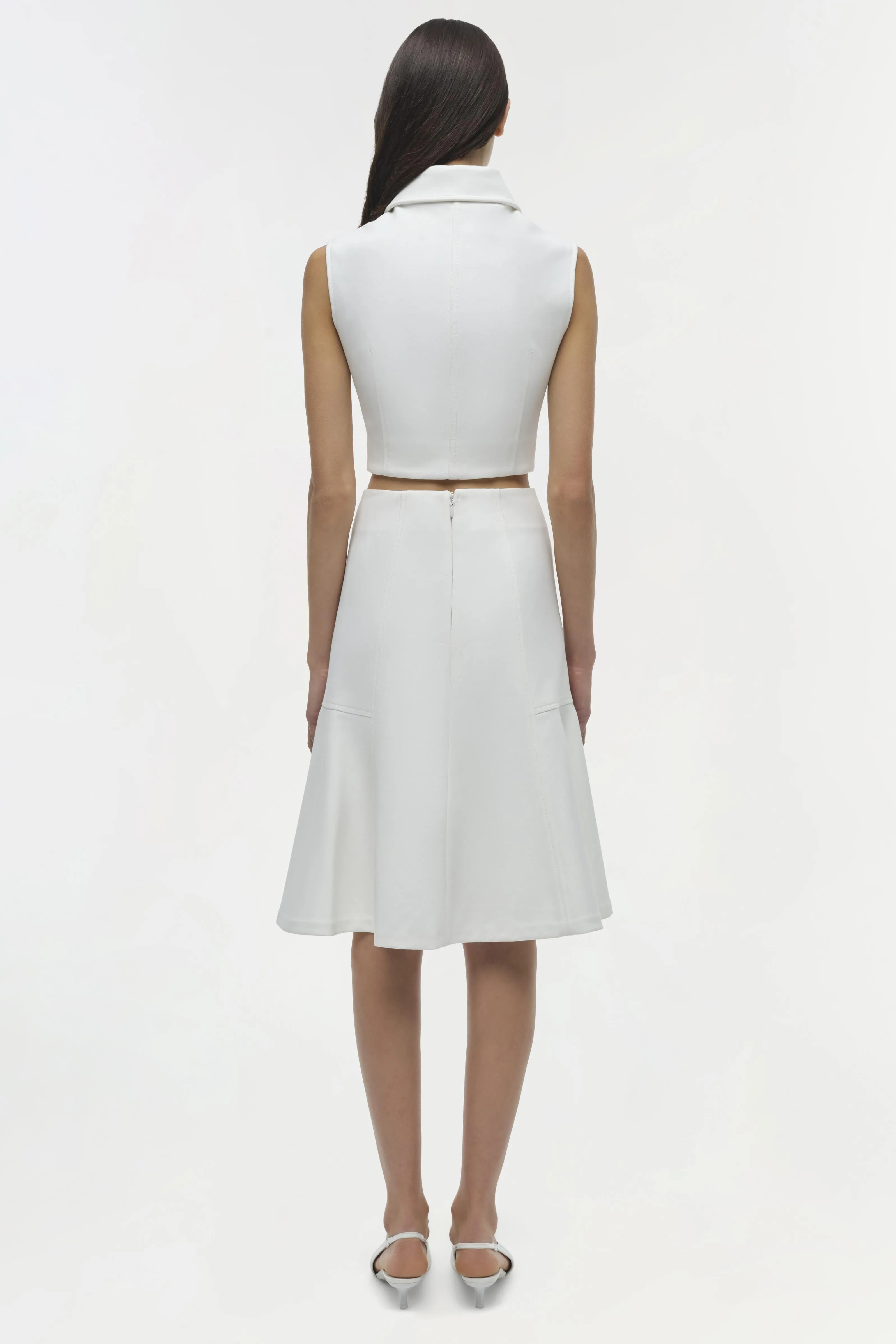 Foster Midi Skirt sold by Jonathan Simkhai product image thumbnail 5