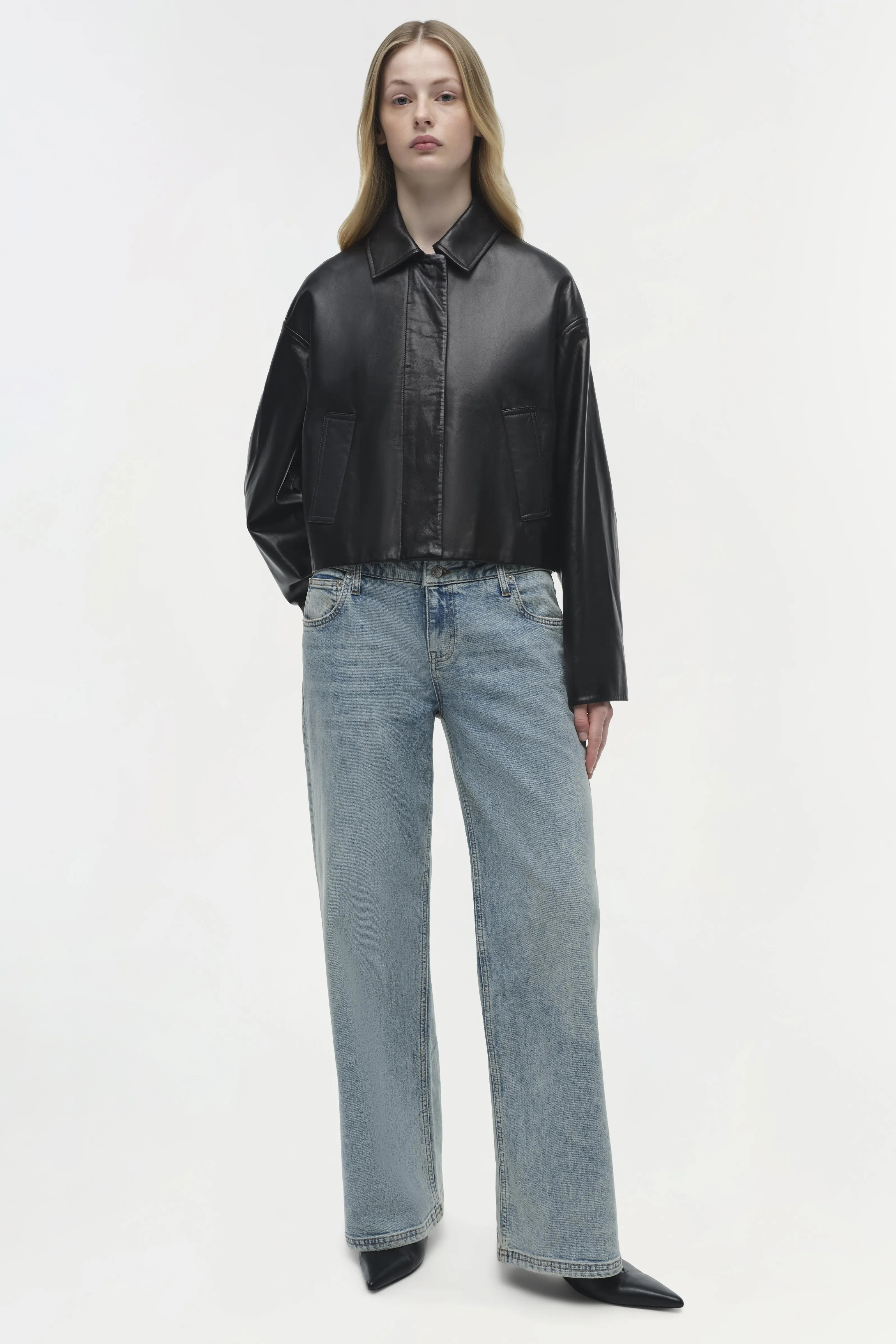 Everli Leather Jacket sold by Jonathan Simkhai product image thumbnail 2