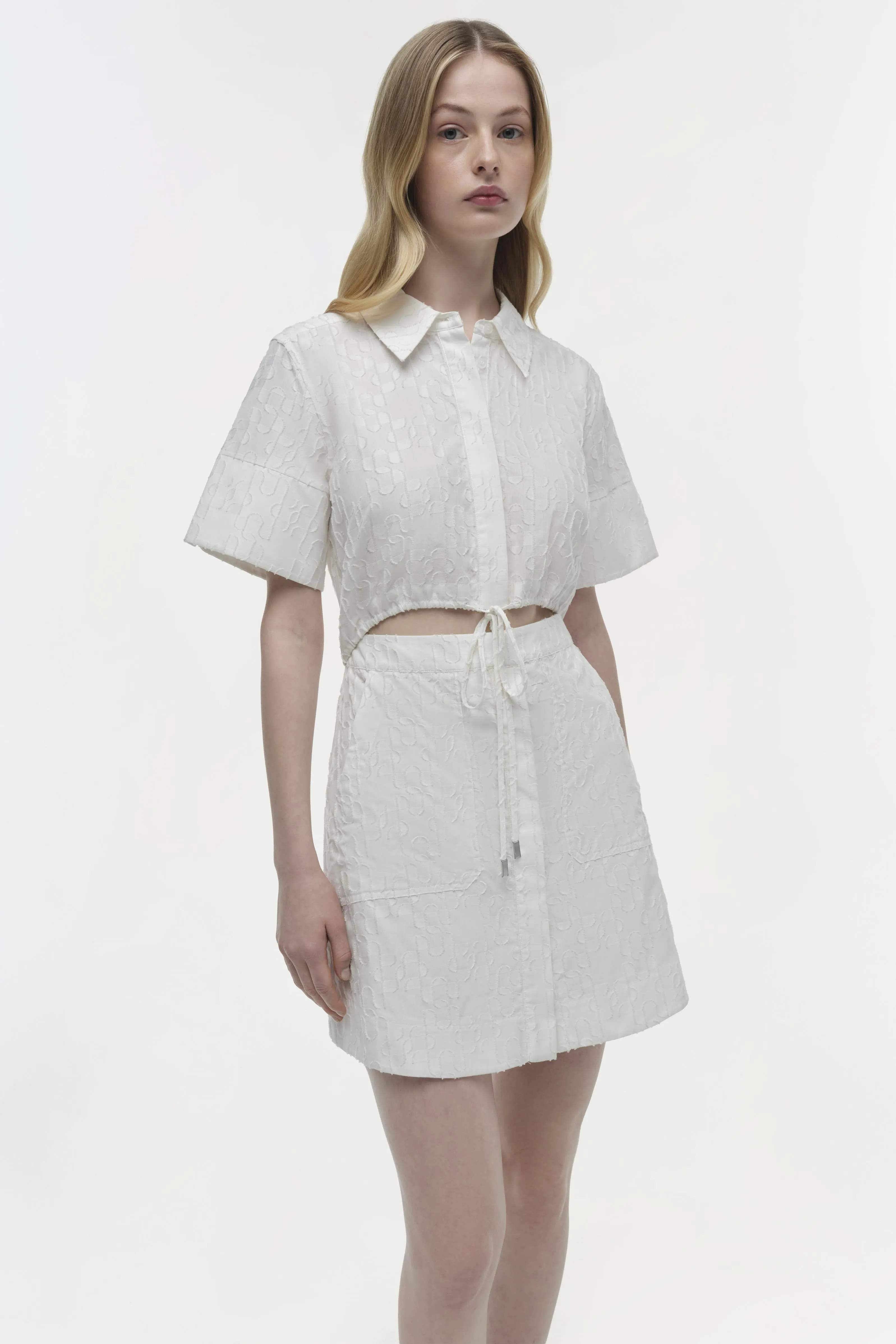 Marcy Cotton Mini Dress sold by Jonathan Simkhai product image thumbnail 3