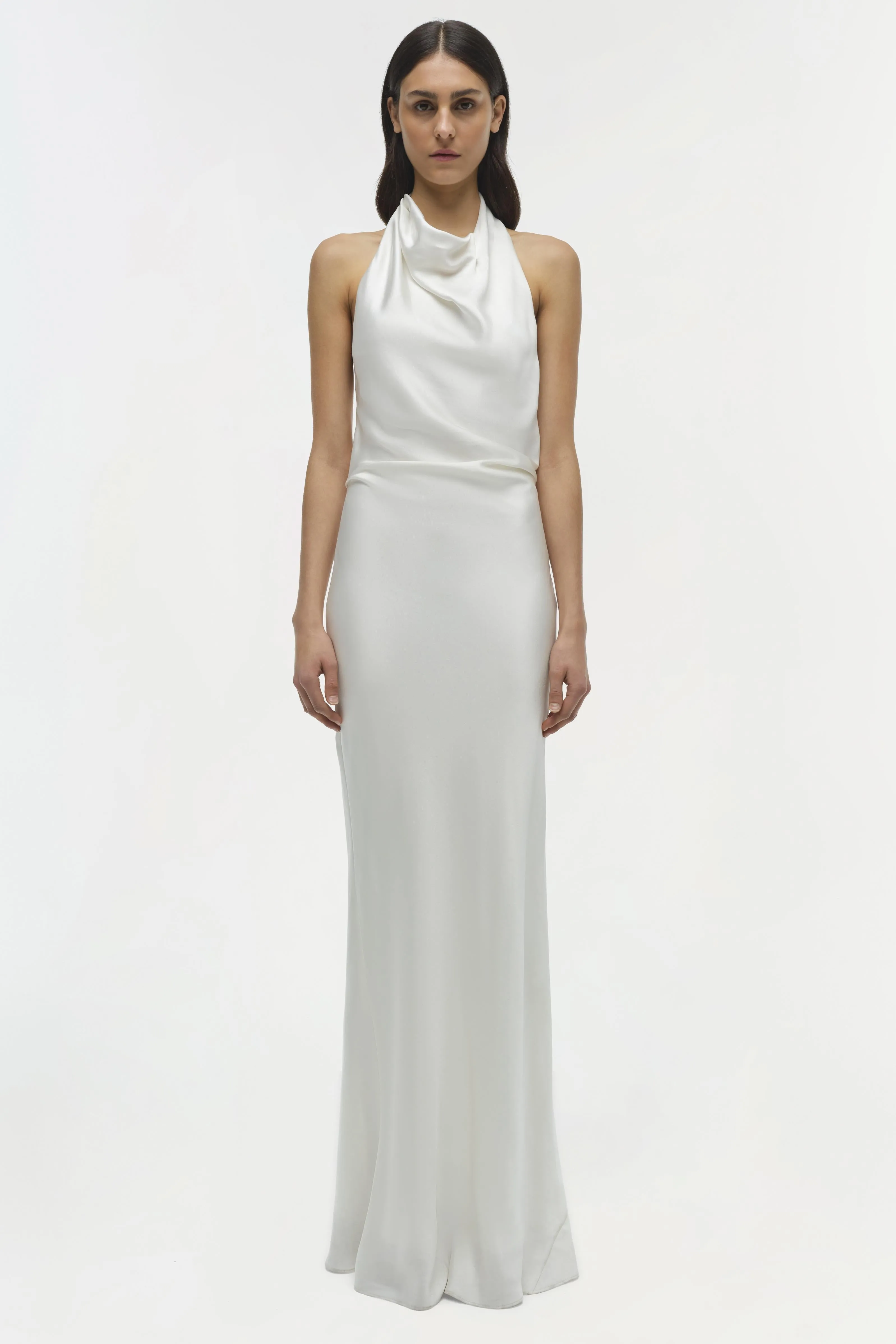 Reannon Satin Gown sold by Jonathan Simkhai product image thumbnail 5
