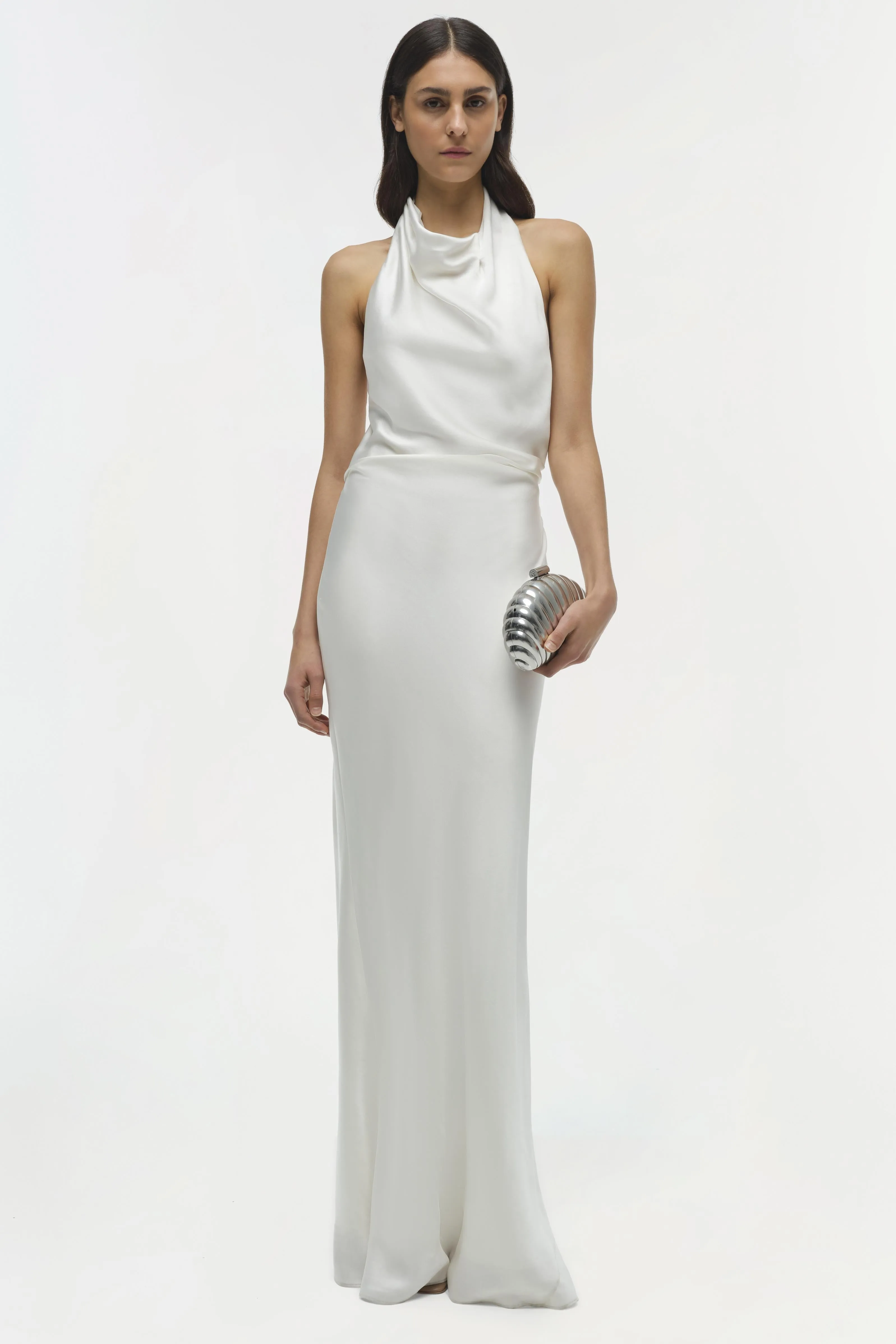 Reannon Satin Gown sold by Jonathan Simkhai product image thumbnail 2