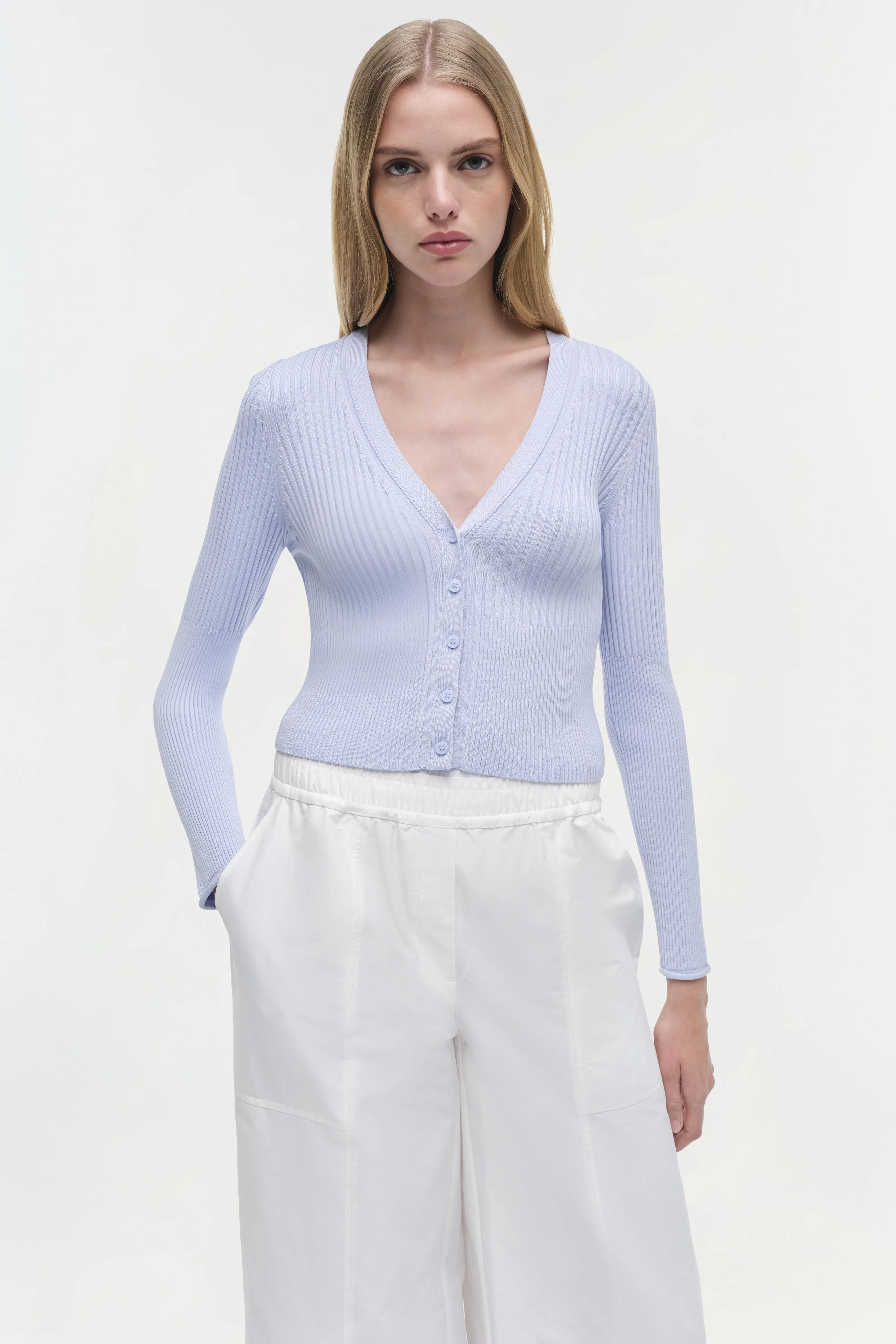 Ailany Rib Knit Cardigan sold by Jonathan Simkhai product image thumbnail 3