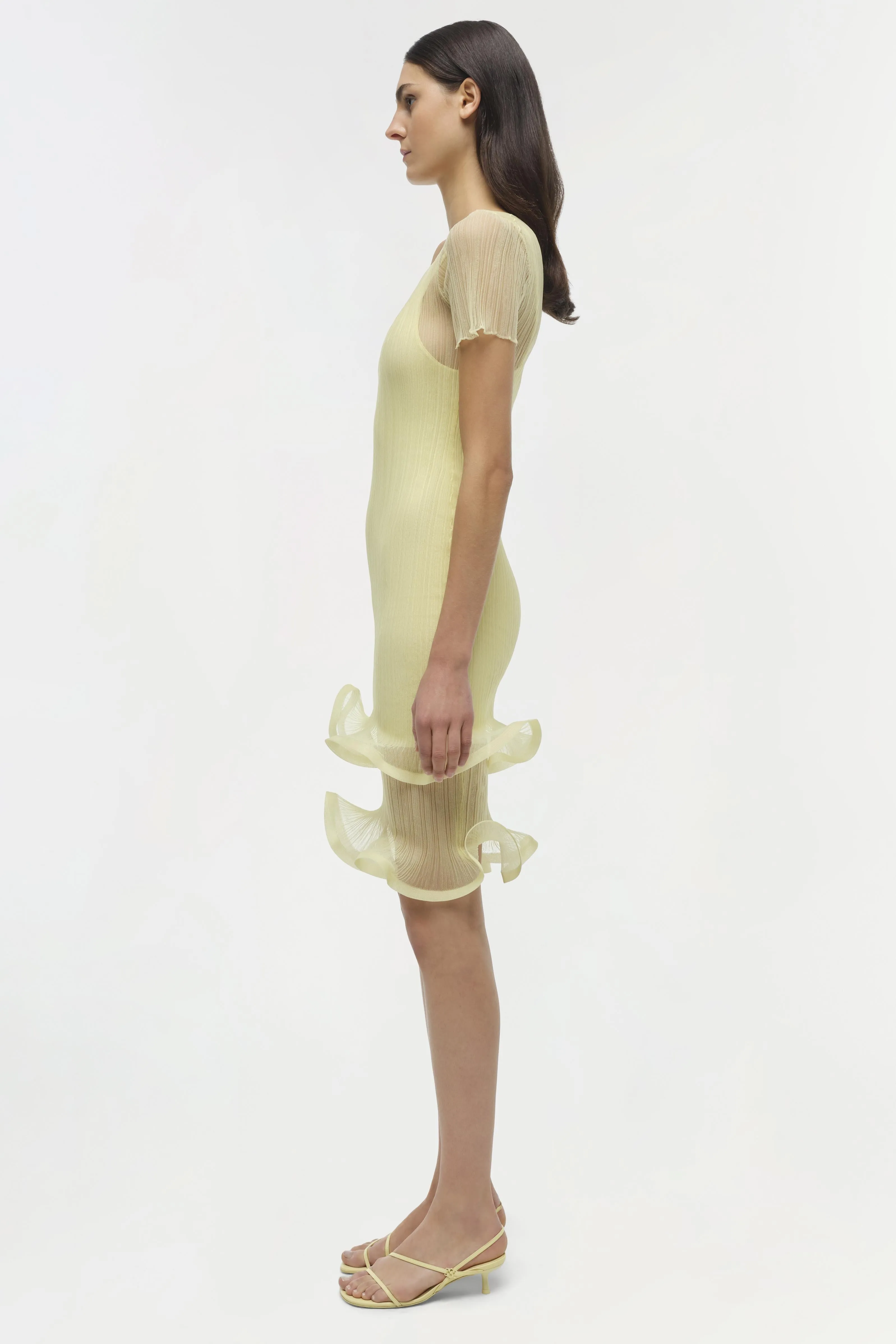Jett Plisse Mini Dress sold by Jonathan Simkhai product image thumbnail 4