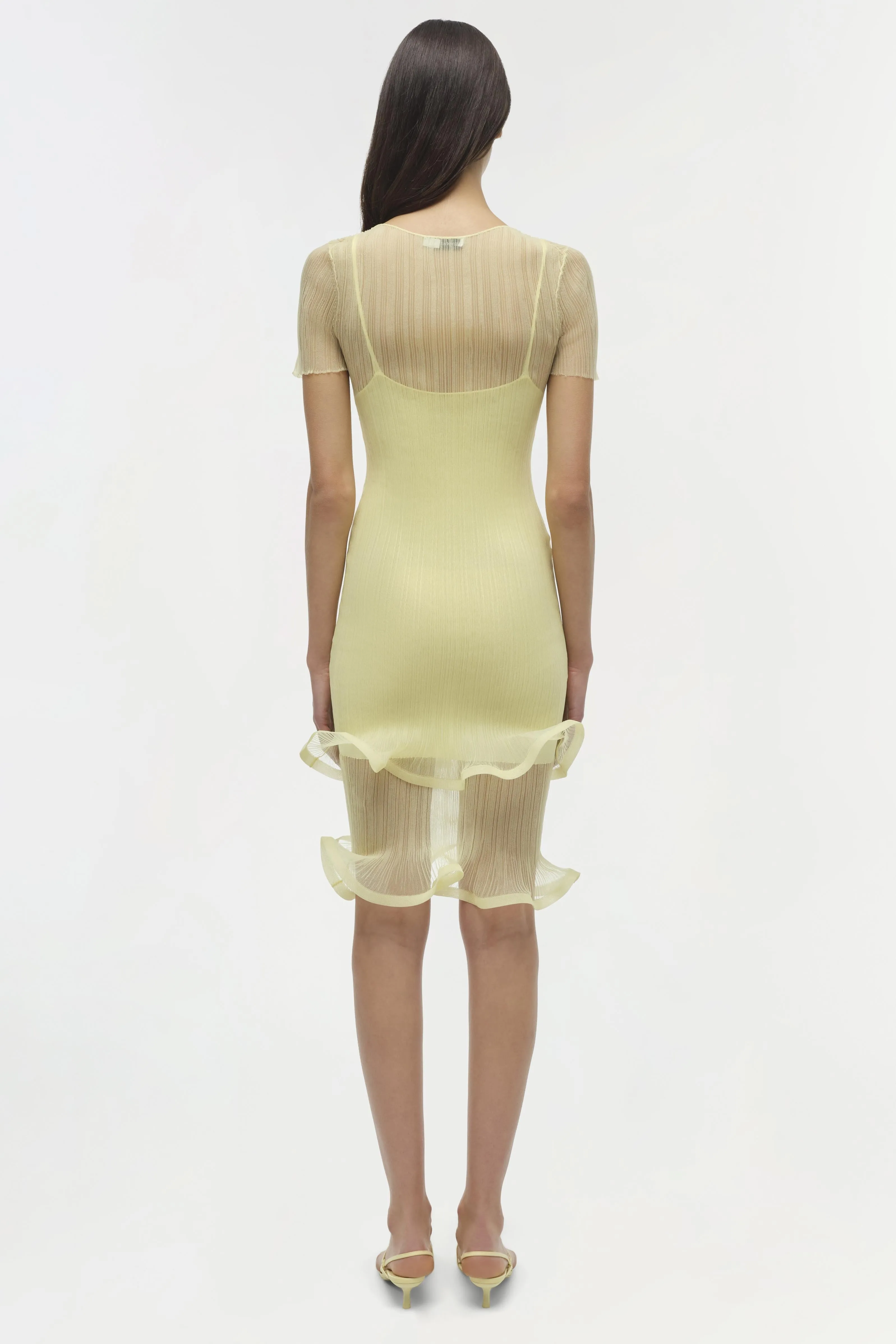 Jett Plisse Mini Dress sold by Jonathan Simkhai product image thumbnail 5