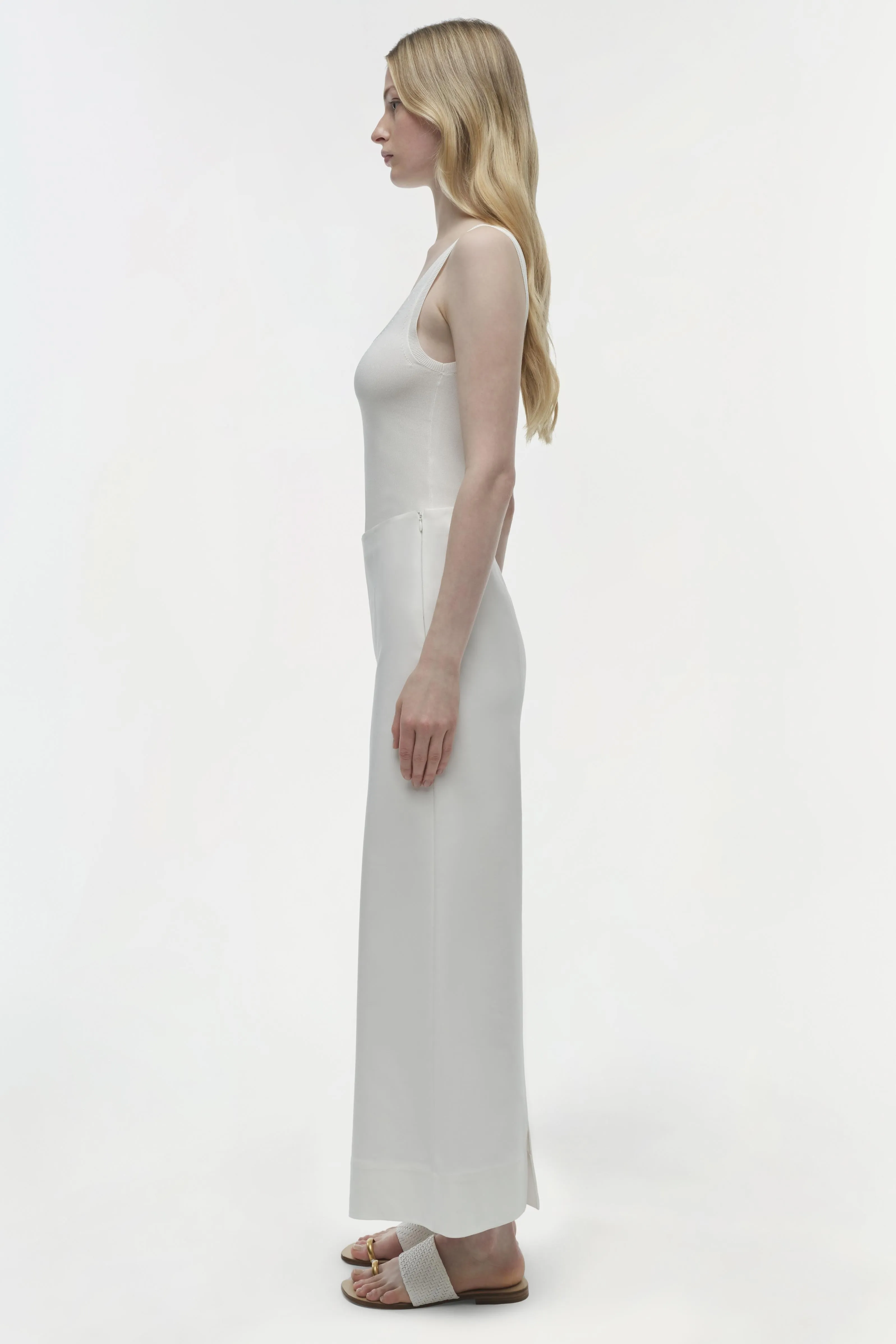 Kallin Cotton Cropped Pant sold by Jonathan Simkhai product image thumbnail 4