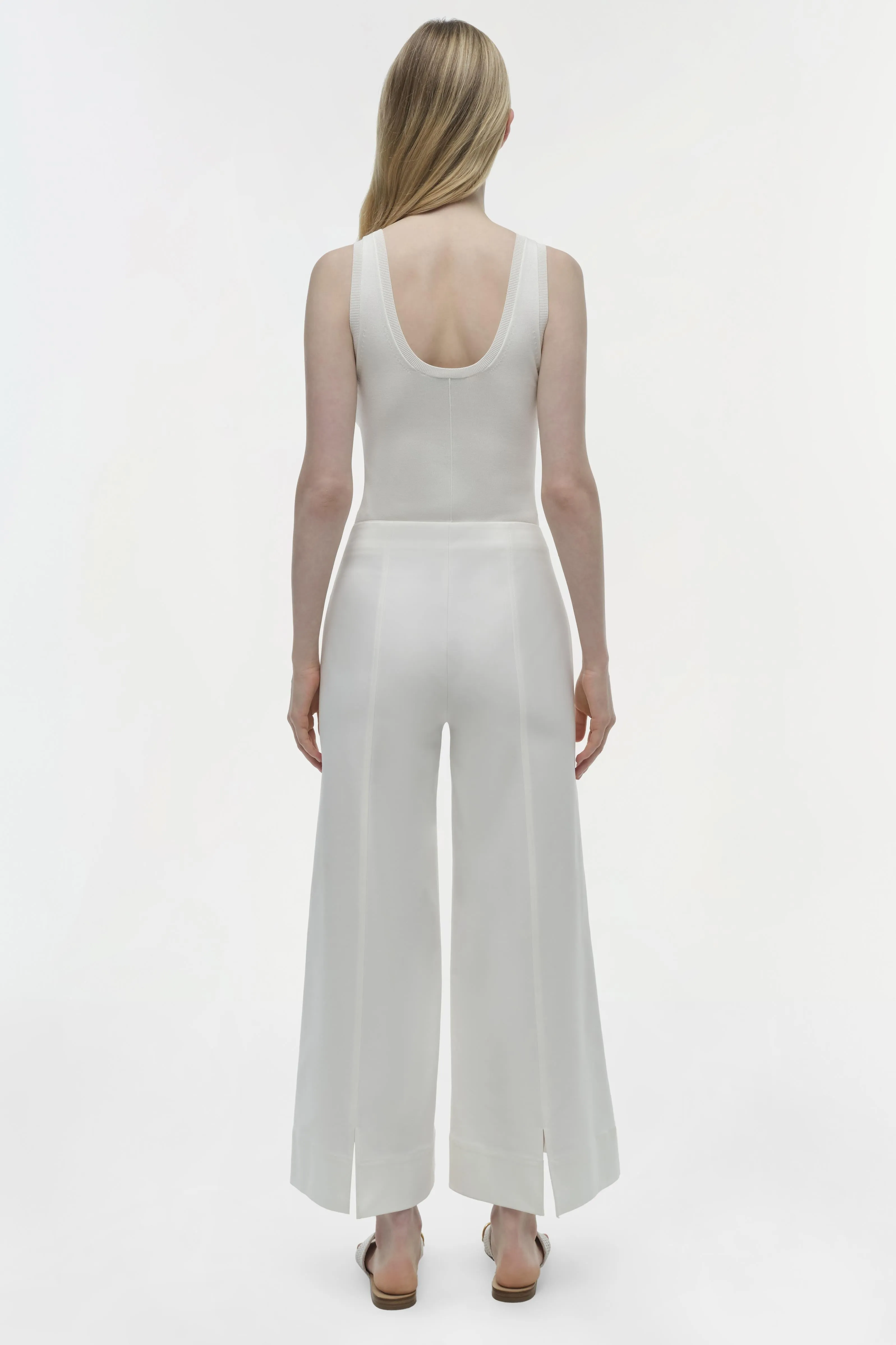 Kallin Cotton Cropped Pant sold by Jonathan Simkhai product image thumbnail 5