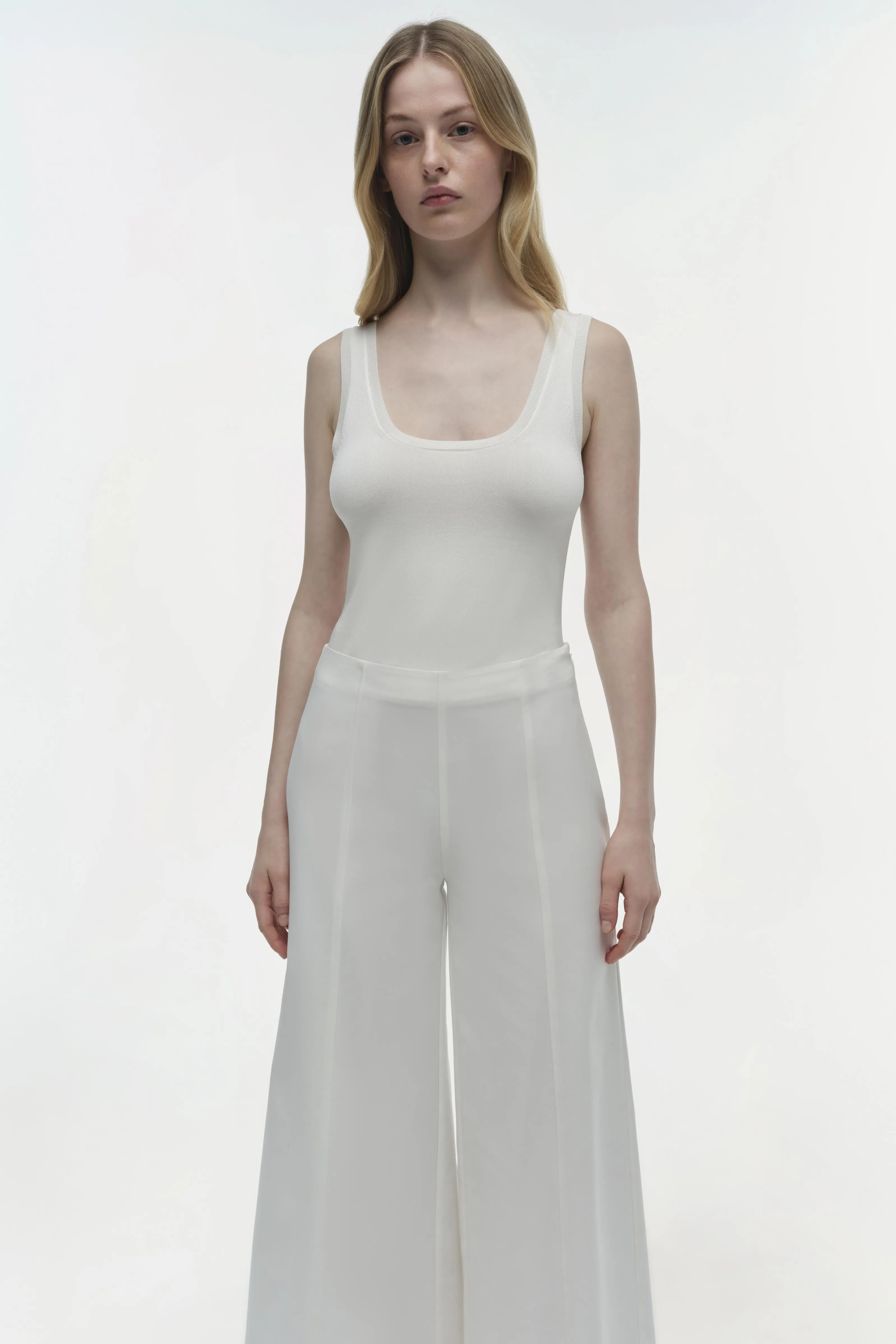 Kallin Cotton Cropped Pant sold by Jonathan Simkhai product image thumbnail 3