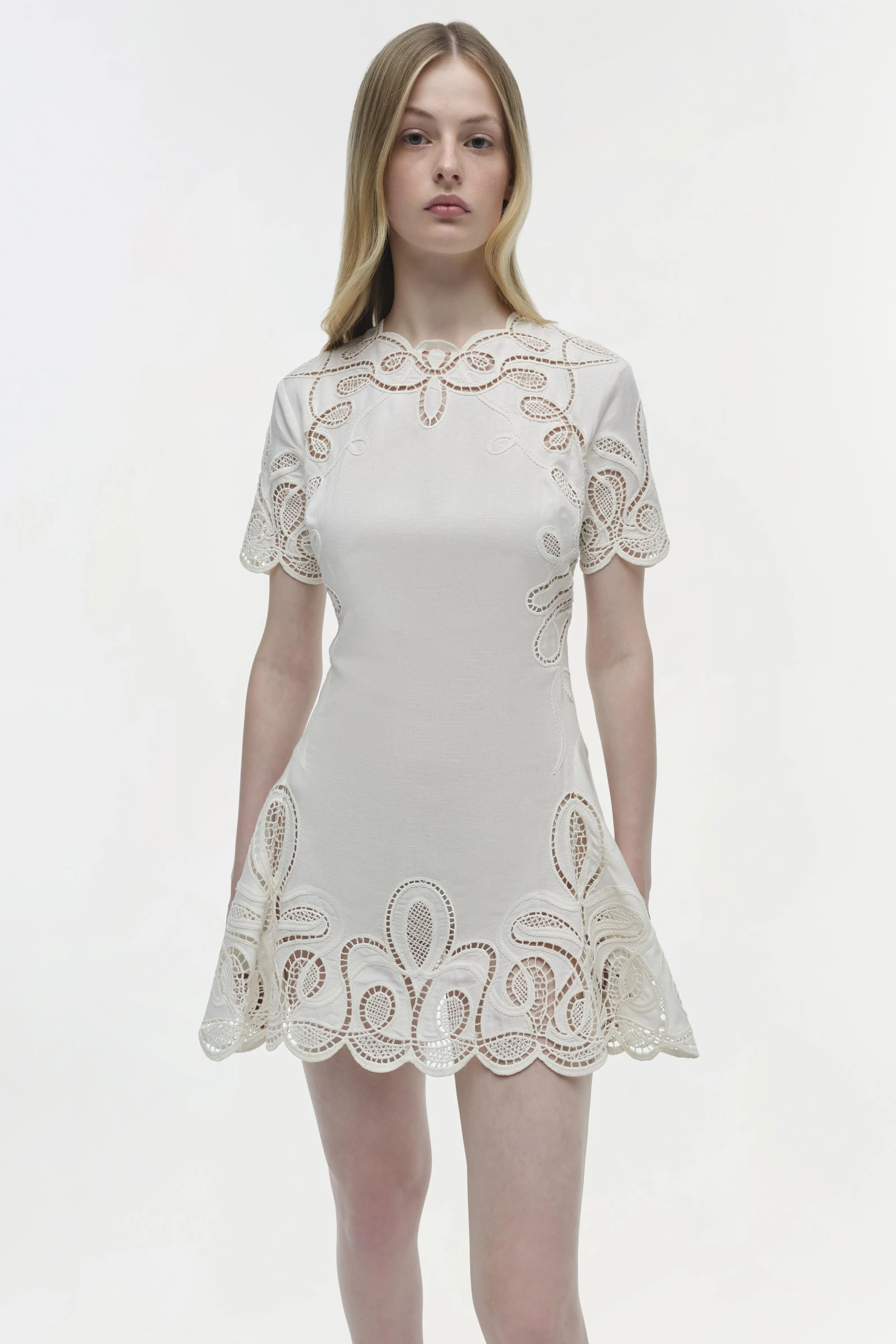 Morrigan Linen Mini Dress sold by Jonathan Simkhai product image thumbnail 3