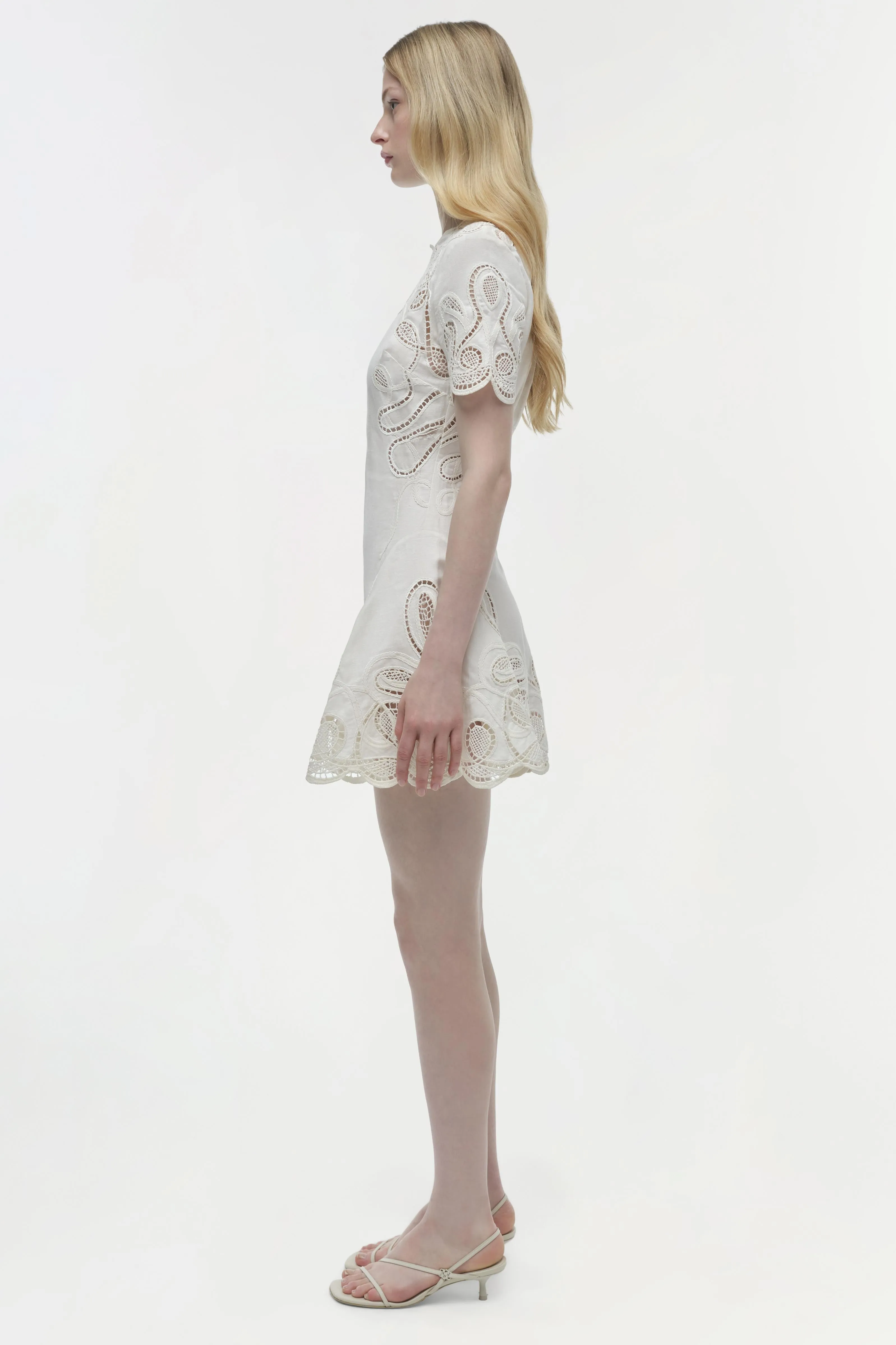 Morrigan Linen Mini Dress sold by Jonathan Simkhai product image thumbnail 4