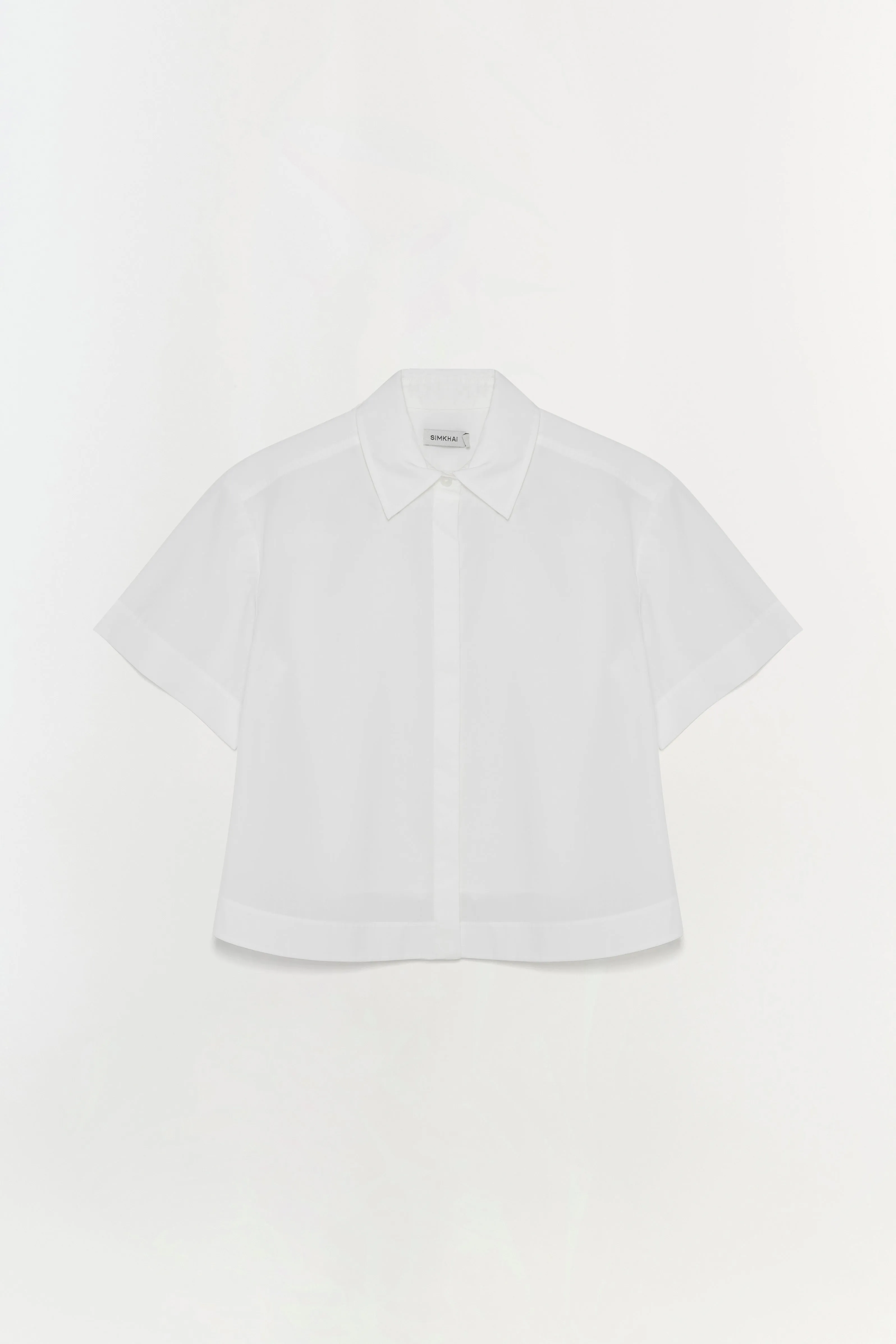 Bernie Cotton Pleated Shirt sold by Jonathan Simkhai
