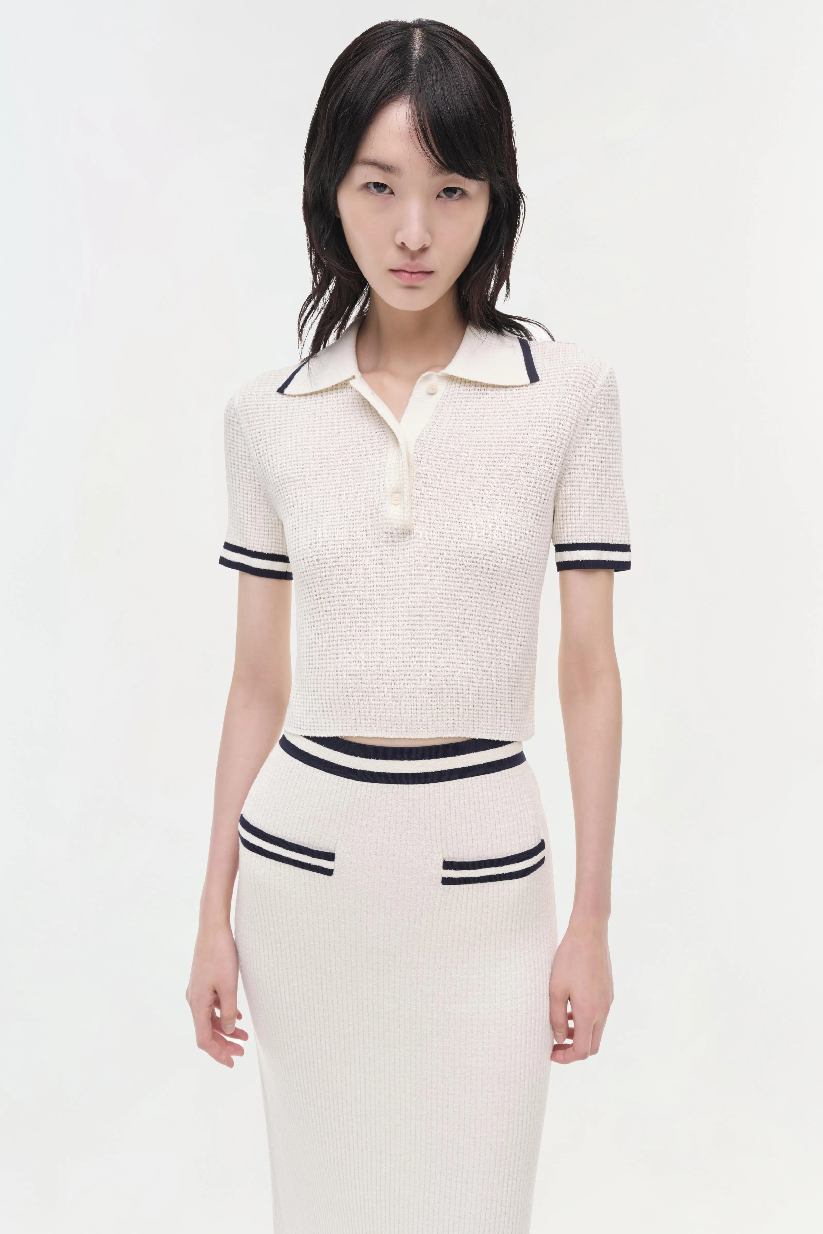 Whitten Polo sold by Jonathan Simkhai product image thumbnail 3