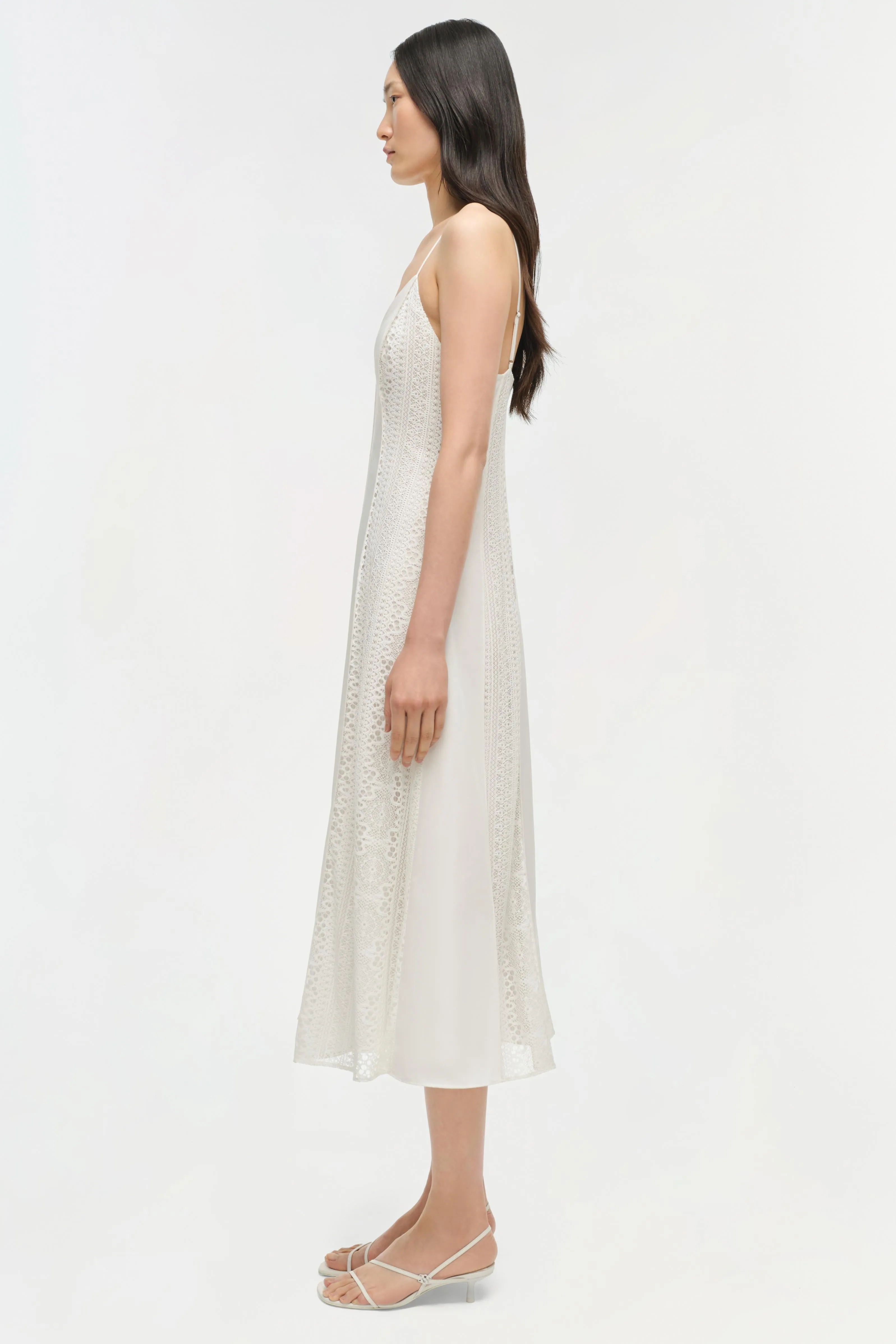 Mina Lace Midi Dress sold by Jonathan Simkhai product image thumbnail 4