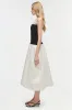 Izzy Strapless Taffeta Midi Dress sold by Jonathan Simkhai