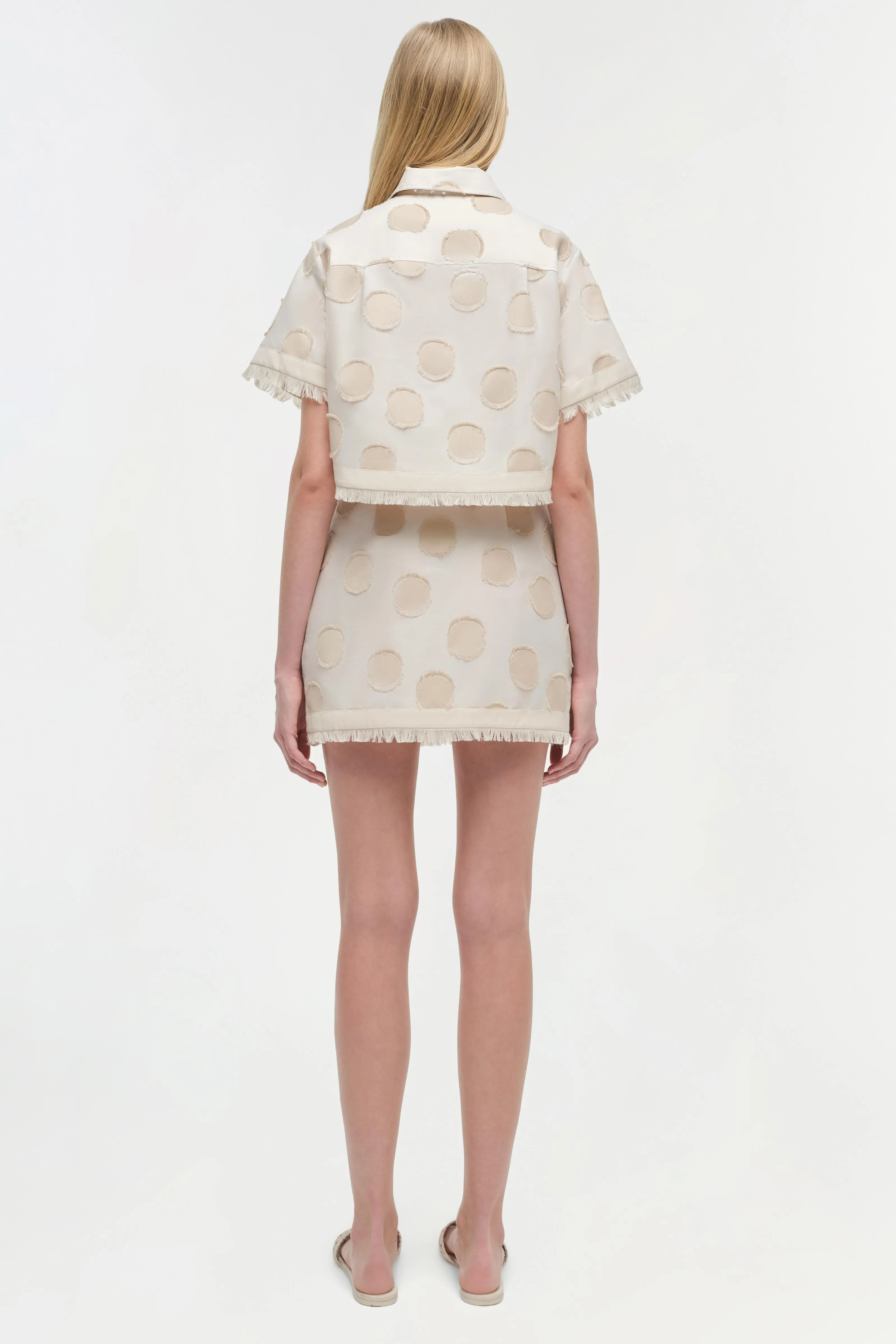 Bethany Mini Wrap Skirt sold by Jonathan Simkhai product image thumbnail 5