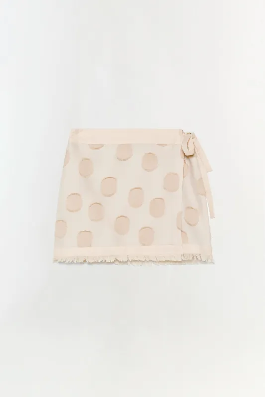 Bethany Mini Wrap Skirt sold by Jonathan Simkhai